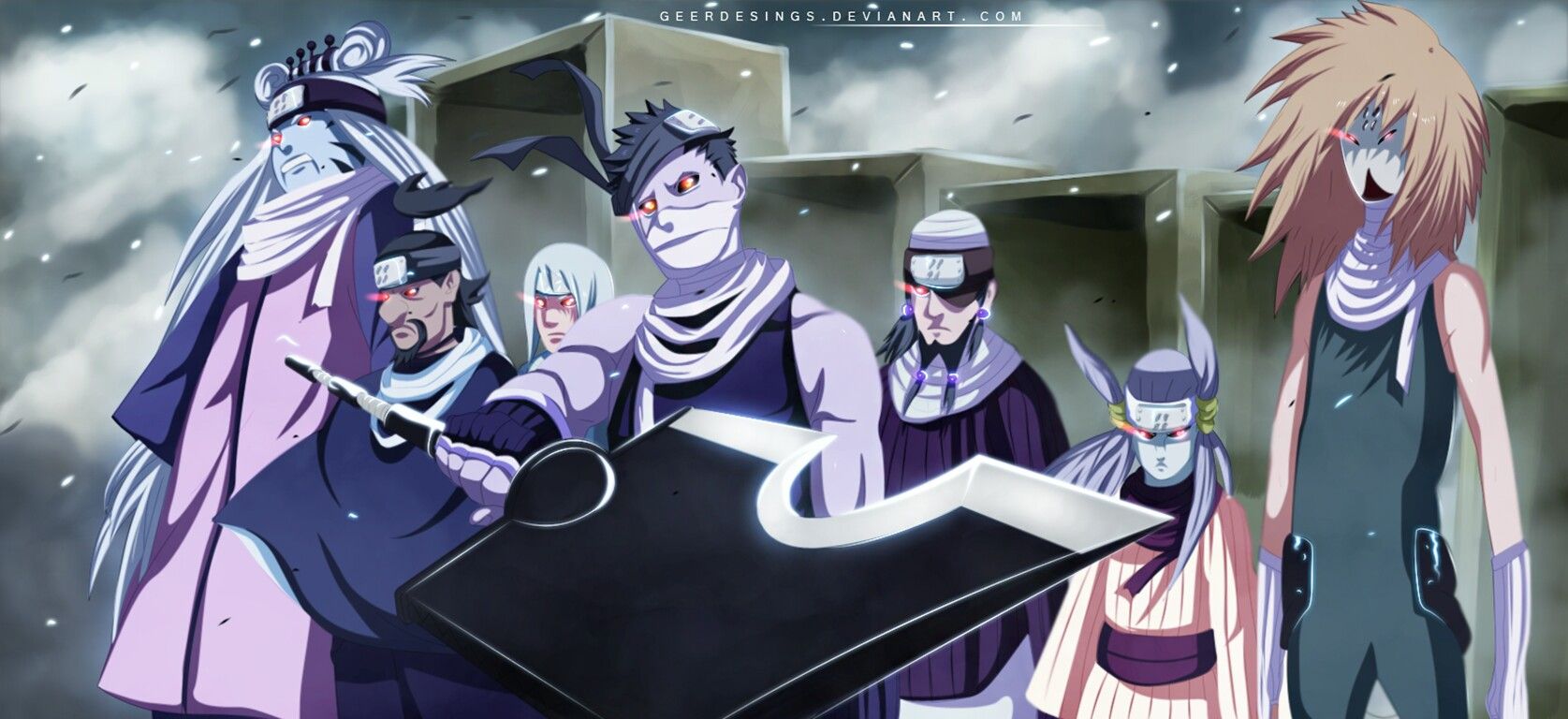 The seven sword men's. Anime, Anime naruto, Naruto