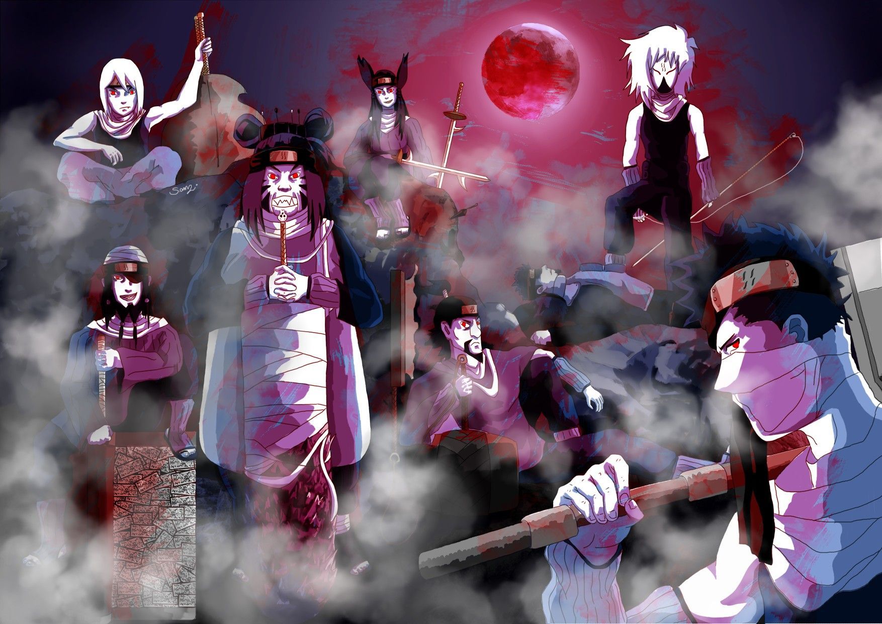 Seven Ninja Swordsmen Of The Mist Wallpapers - Wallpaper Cave