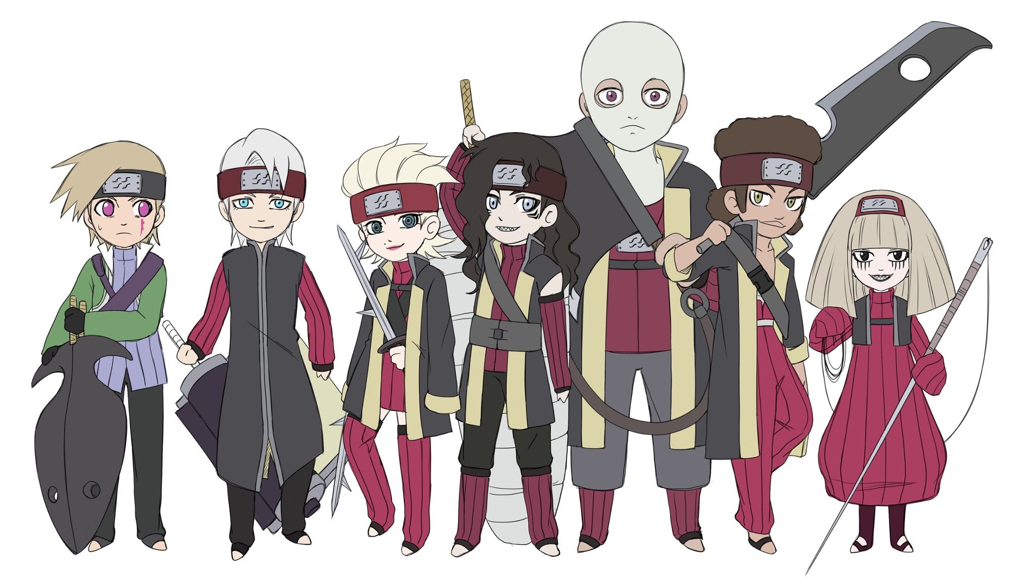 New 7 ninja swordsmen. Boruto, Anime, Anime image