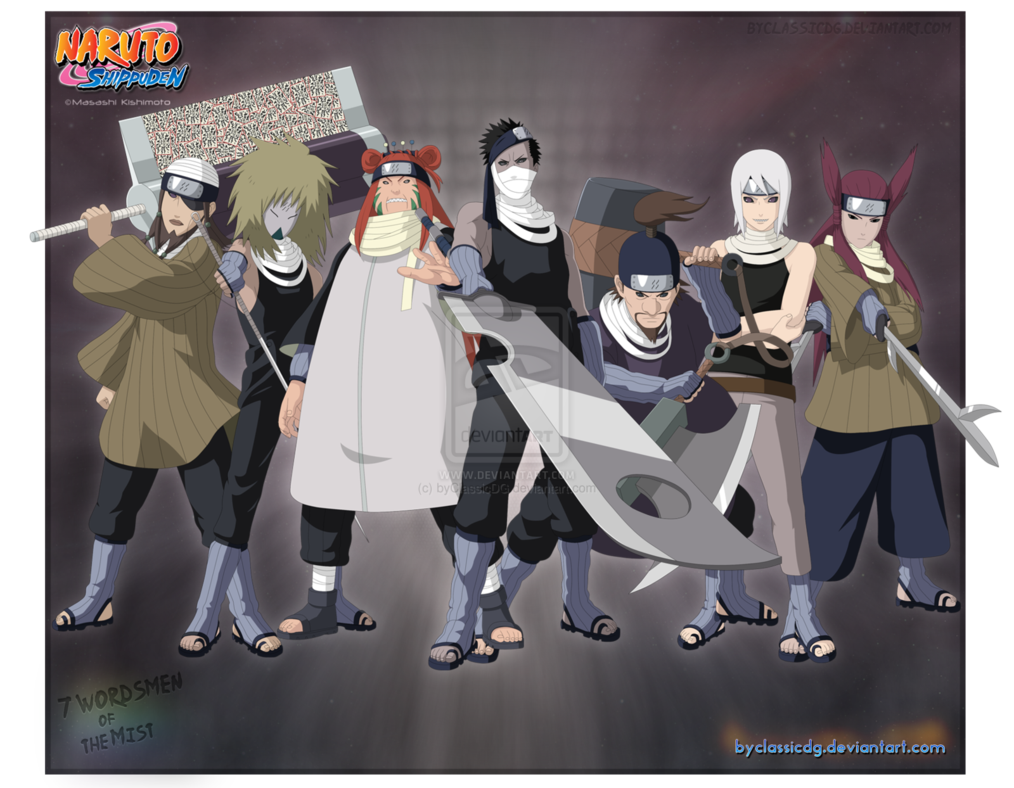 Wordsmen of the Mist (Edo). Naruto shippuden anime, Anime naruto, Edo tensei