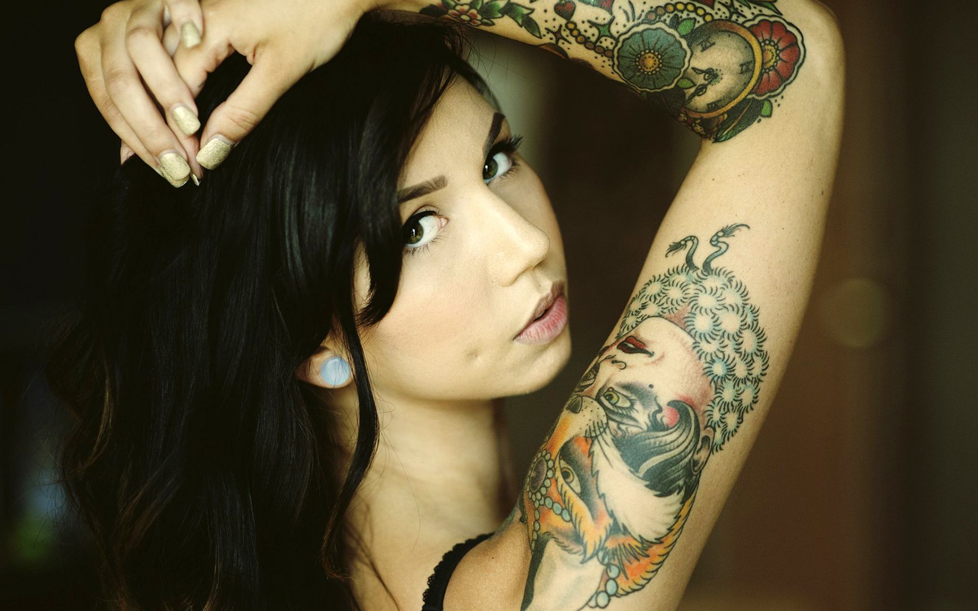Tattoo Girl Wallpaper 1280x800