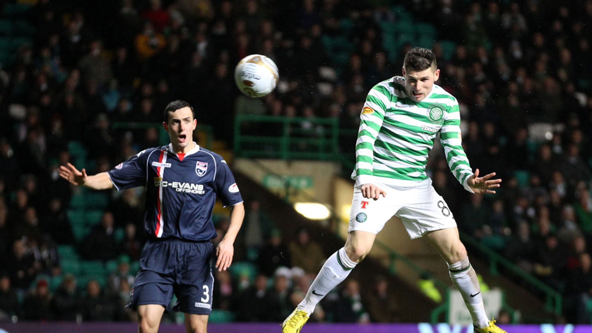 Two Gary Hooper Goals Give Celtic A 4 0 SPL Home Win Over Ross County