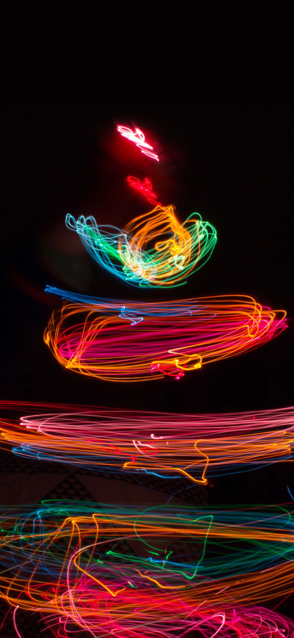 Christmas Tree Lights Art Bokeh