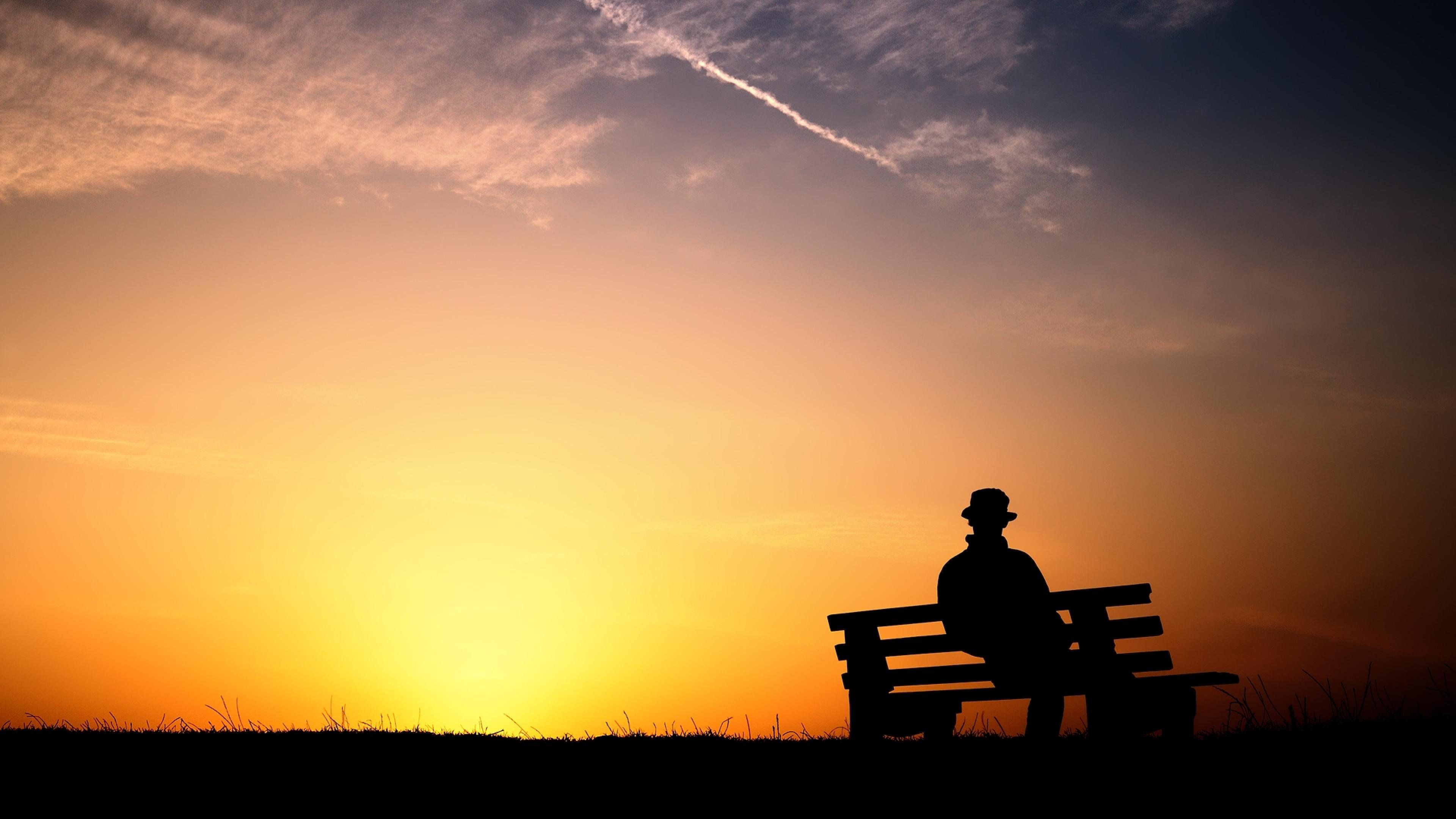 200+] Sitting Alone Pictures | Wallpapers.com
