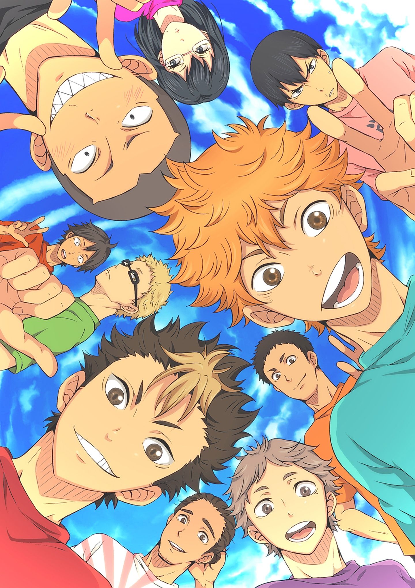 Smile original anime series group guys boys haikyuu wallpaperx2040