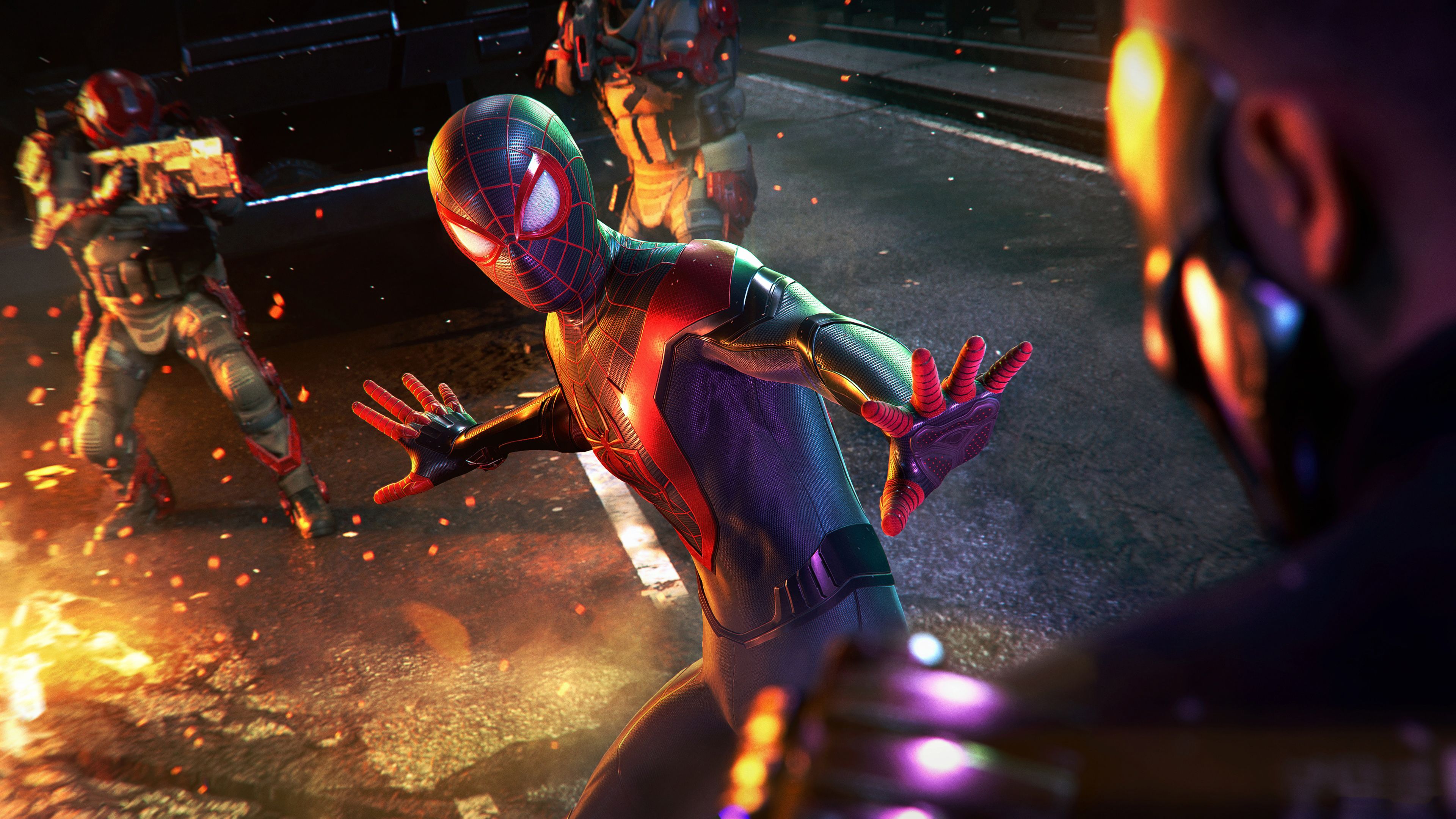 Marvels Spider Man Miles Morales PS5 4K HD Games Wallpaper