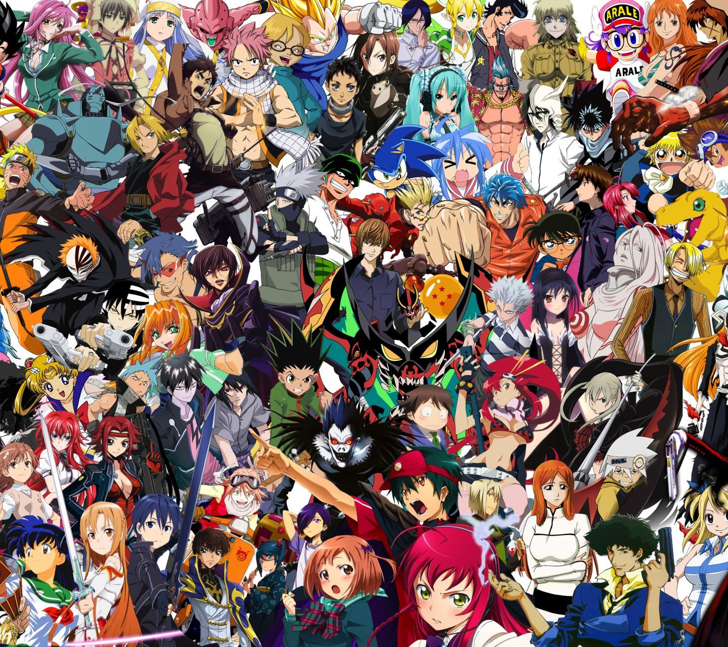 All Animes Together Wallpapers - Wallpaper Cave