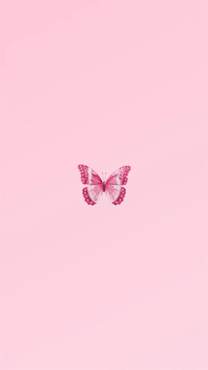 Butterfly. Butterfly wallpaper iphone, iPhone wallpaper tumblr aesthetic, Pink wallpaper iphone