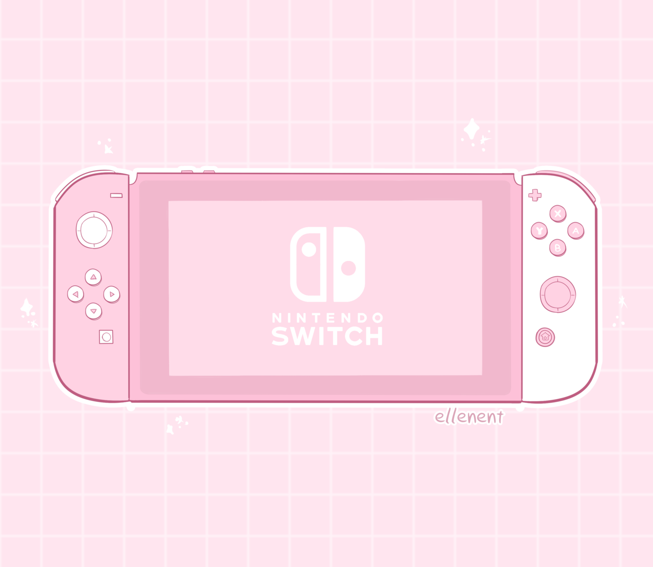 ellenent: pastel pink nintendo switch .com