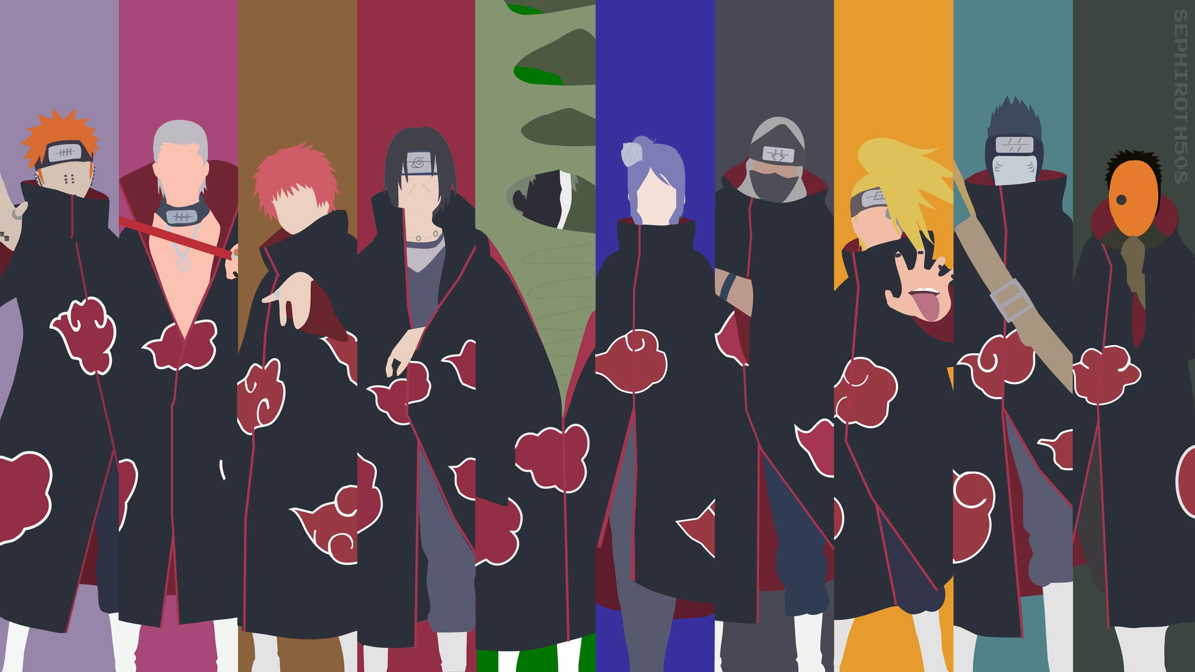 Akatsuki Minimalist Wallpapers - Wallpaper Cave