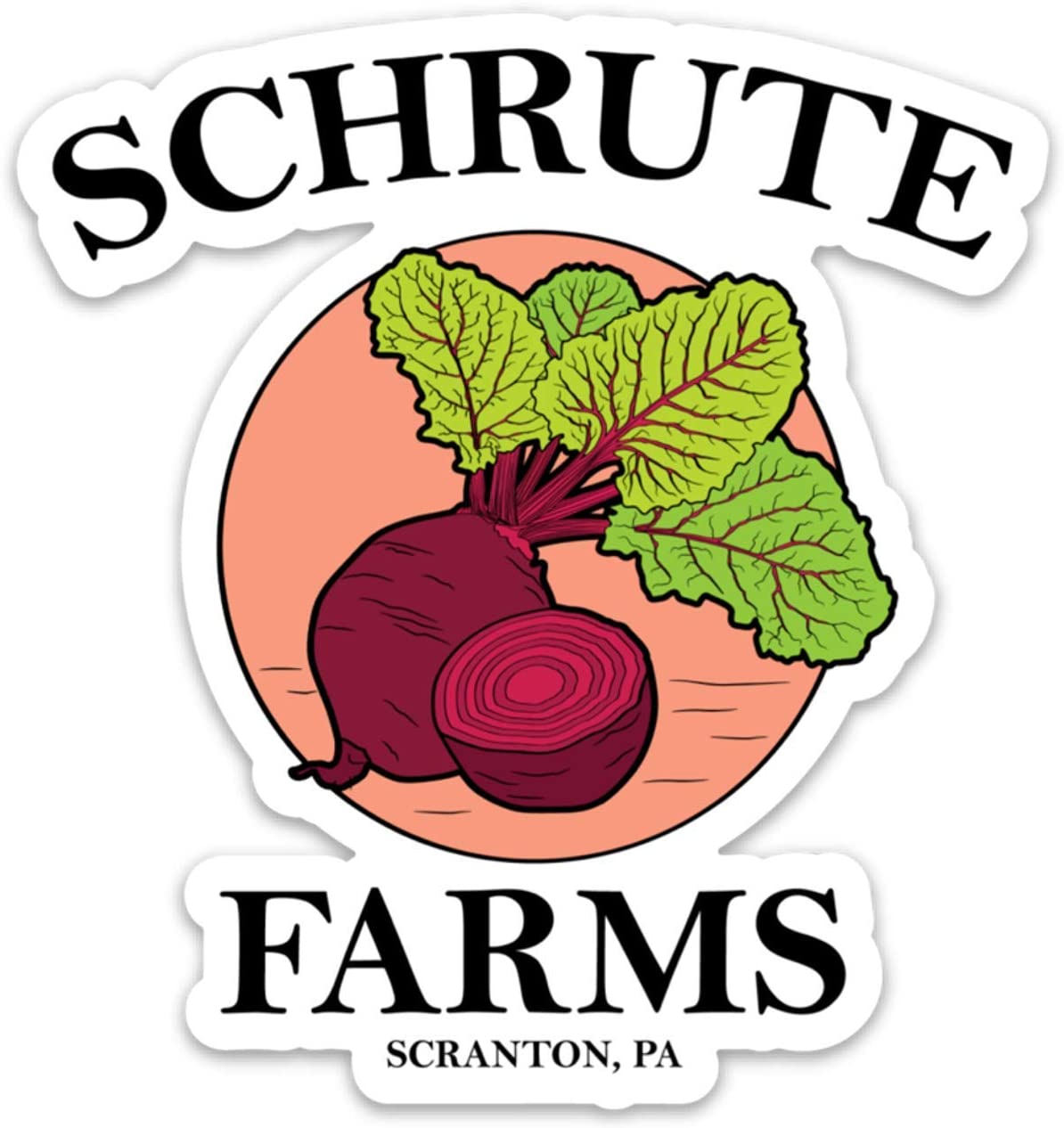 Schrute Farms waterproof sticker decal