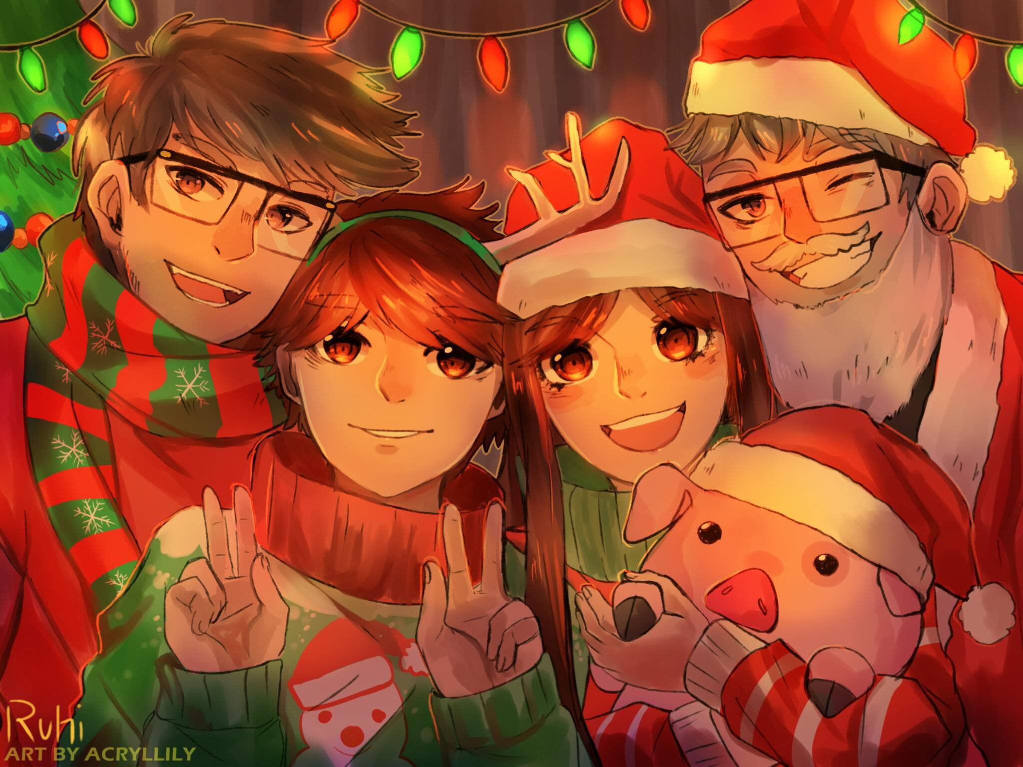 Merry Christmas! From the pines family!. Gravity Falls Amino