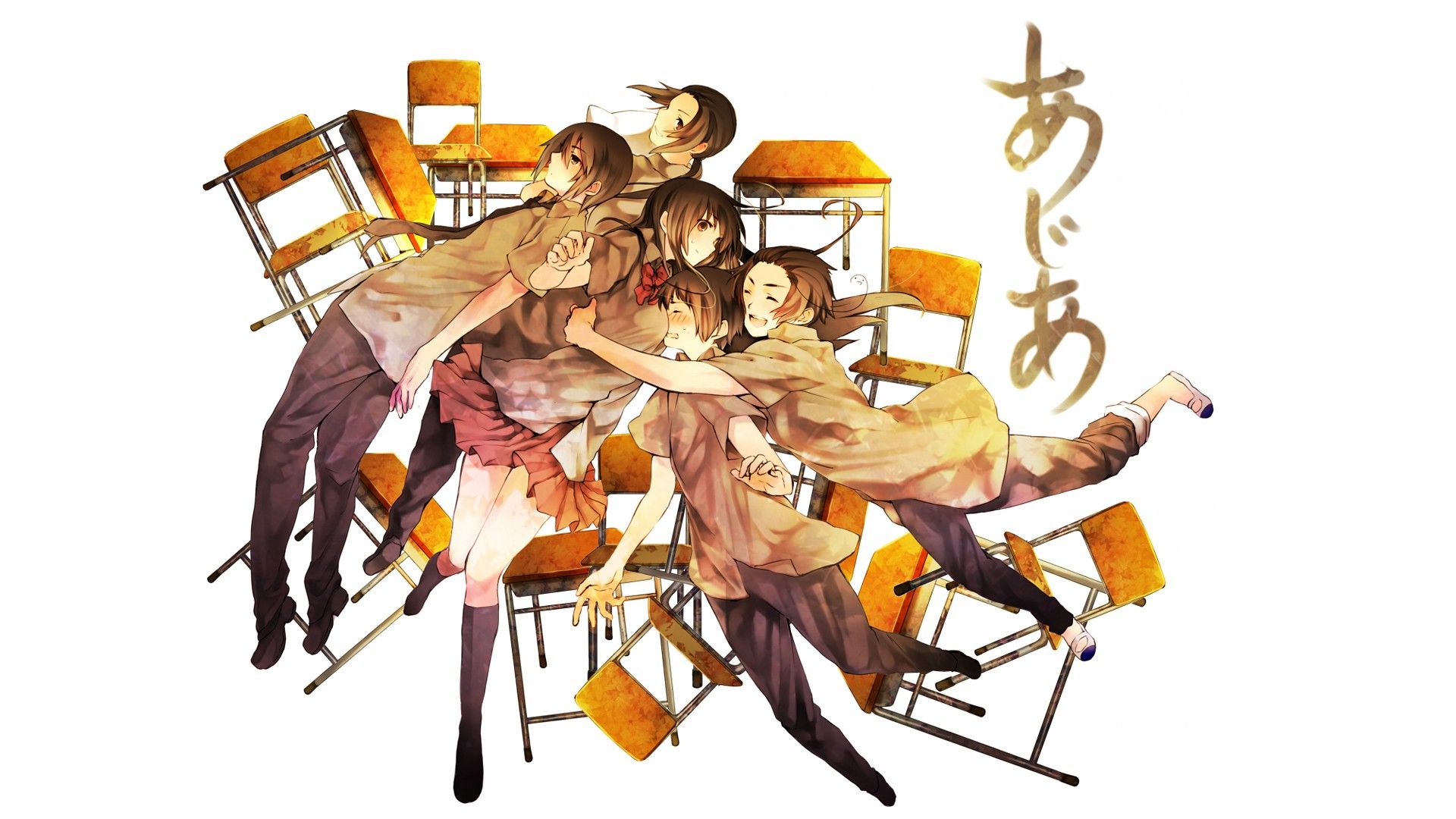 anime, Anime Boys, Anime Girls, School Uniform, Axis Powers Hetalia Wallpaper HD / Desktop and Mobile Background