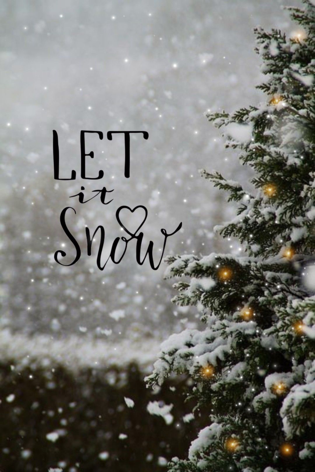 Let it snow. Cute christmas wallpaper, Christmas phone wallpaper, Wallpaper iphone christmas
