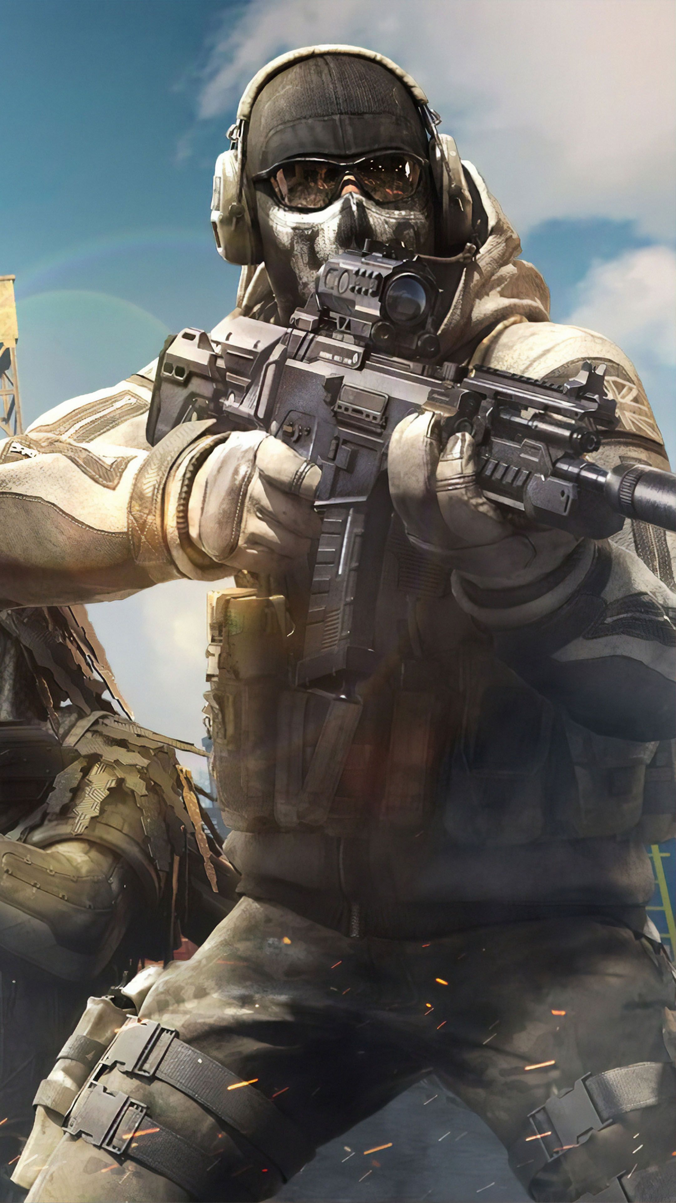 Call Of Duty Mobile Ghost Wallpaper & Background Download