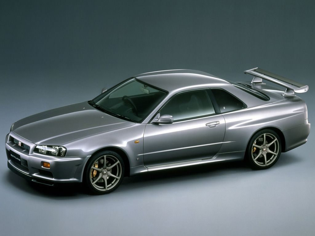 R34 Nissan Skyline GTR 1024x768 Wallpaper / Desktop Background Picture