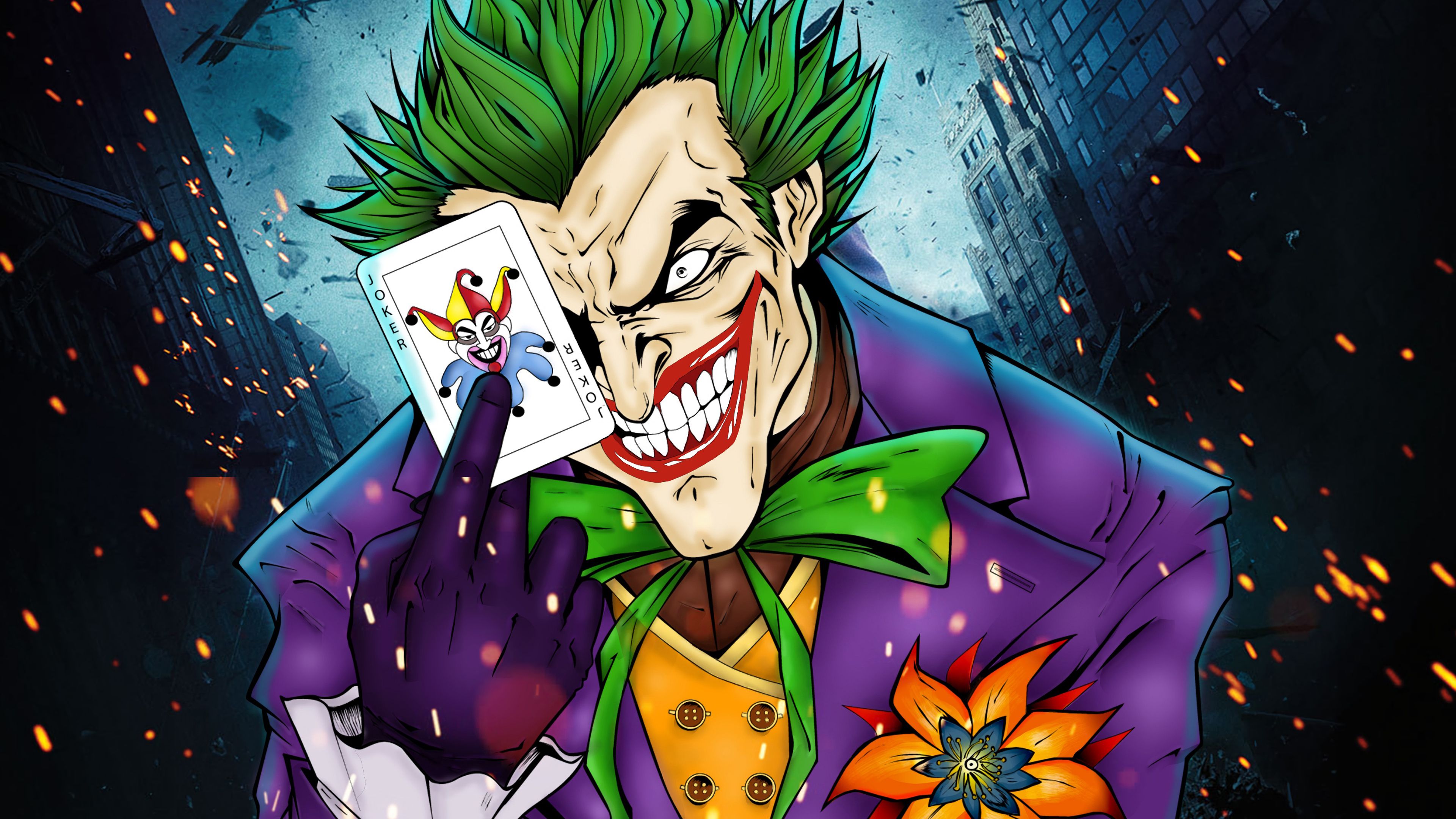 Ultra HD Joker Cartoon Wallpaper HD