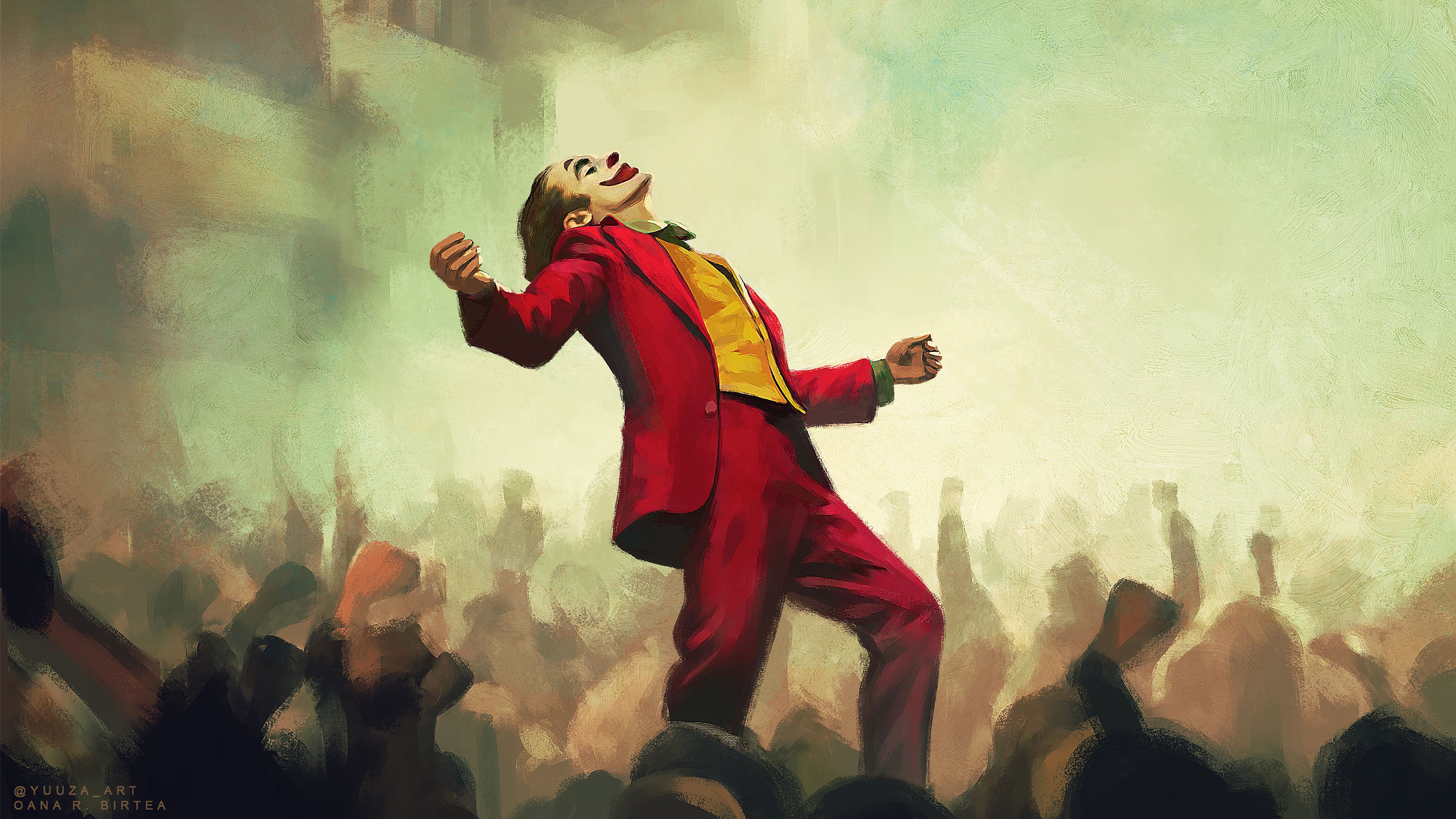Joaquin Phoenix Joker Art 4k, HD Superheroes, 4k Wallpaper, Image, Background, Photo and Picture