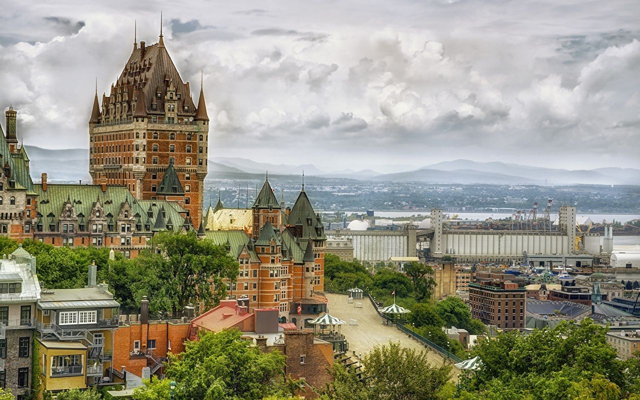 Image Cities Canada Chateau Frontenac Quebec Building