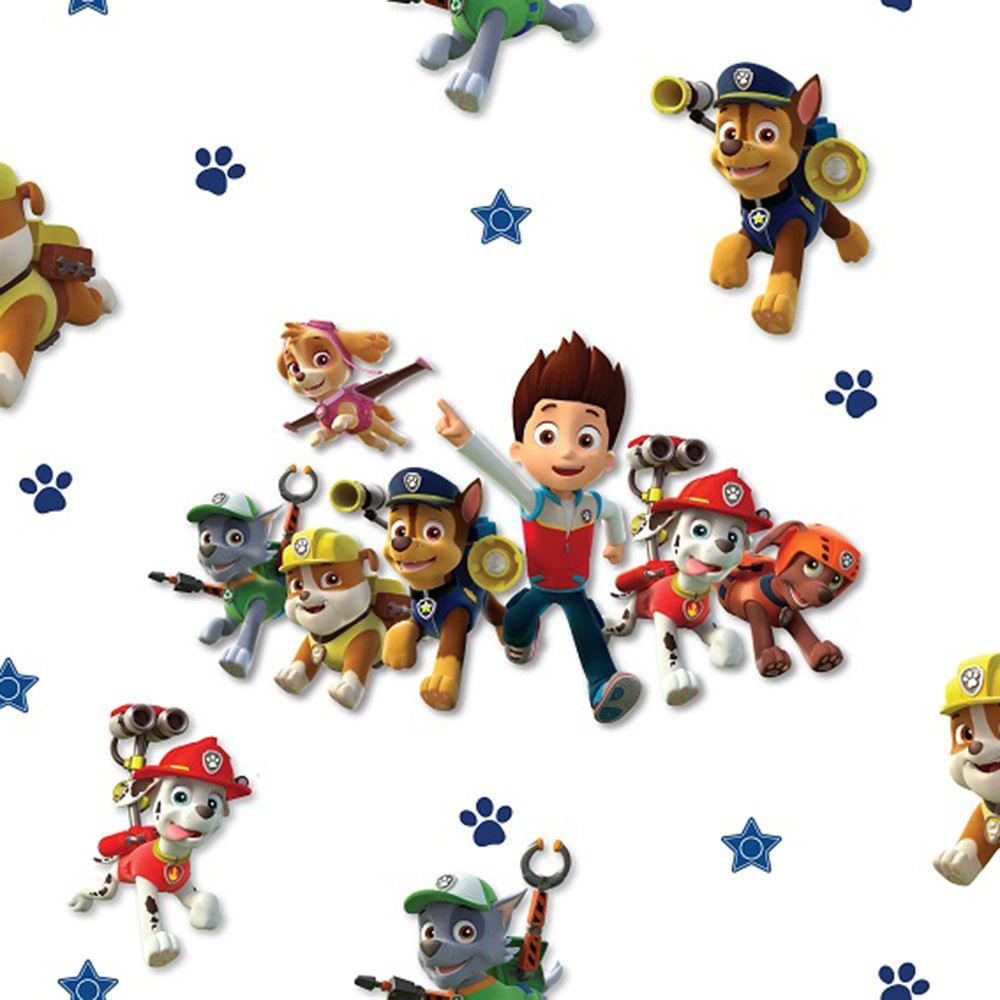 PAW PATROL WALLPAPER OFFICIAL CHASE SKYE CHILDRENS BEDROOM WALL DECOR FREE P P 5060322094281