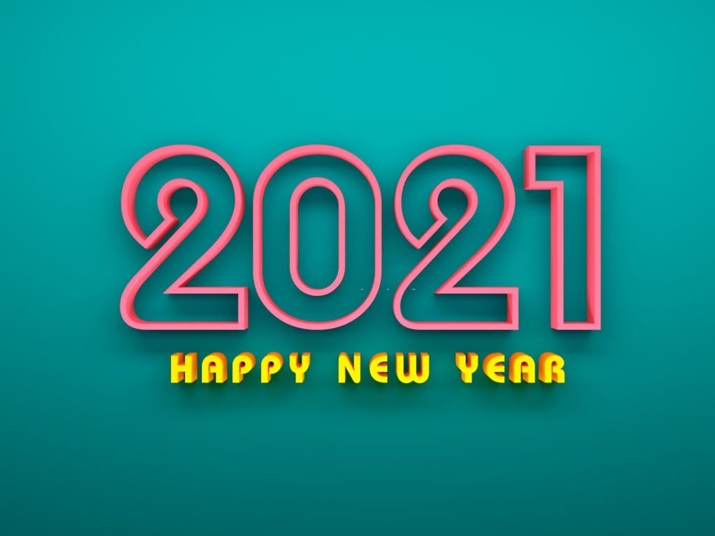 Happy New Year Wallpaper 2021. Free Stock New Year Image 2021