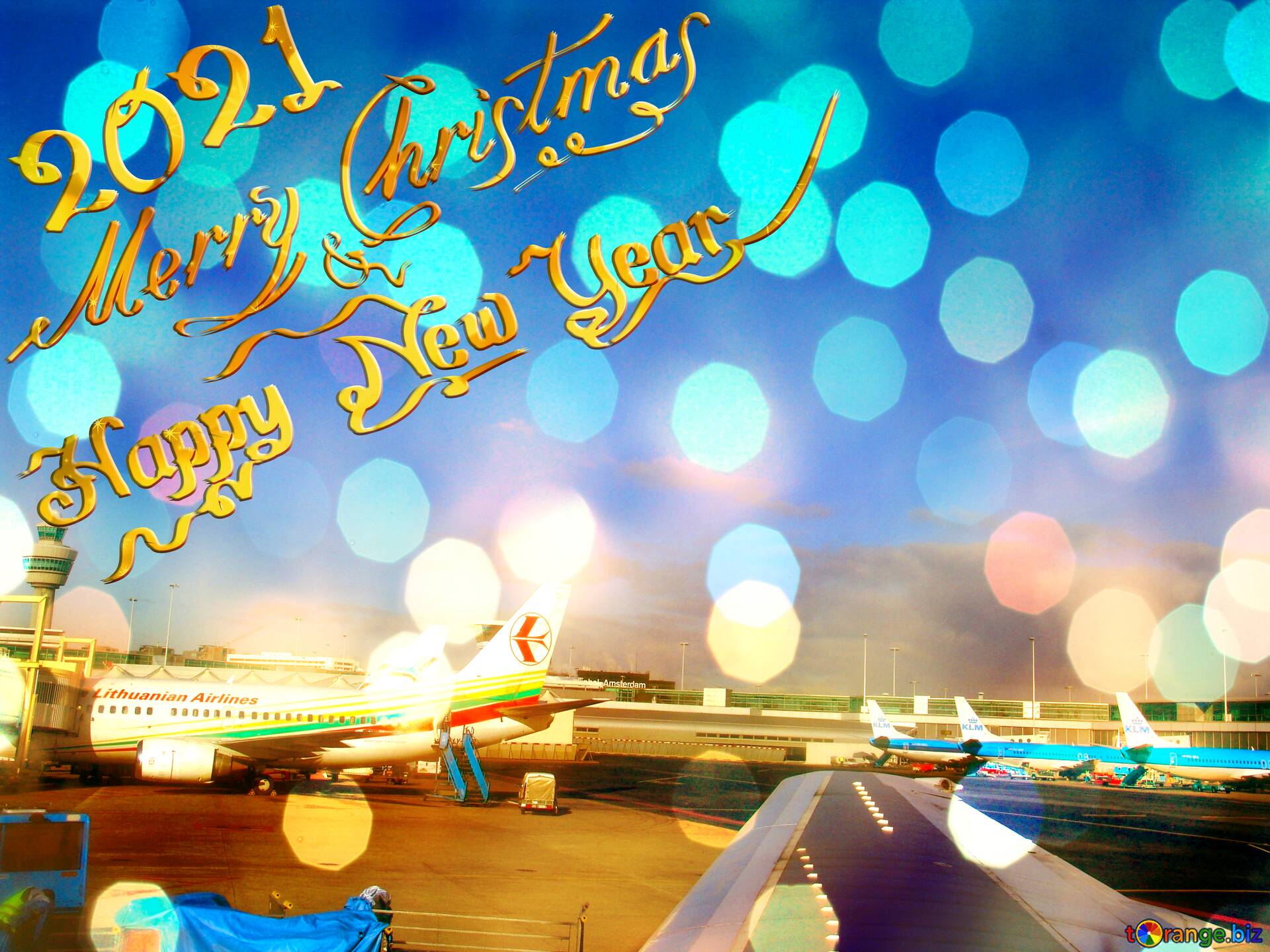 Download free picture Aircraft Backgrounds Card Happy New Year 2021 2021 Merry Christmas on CC