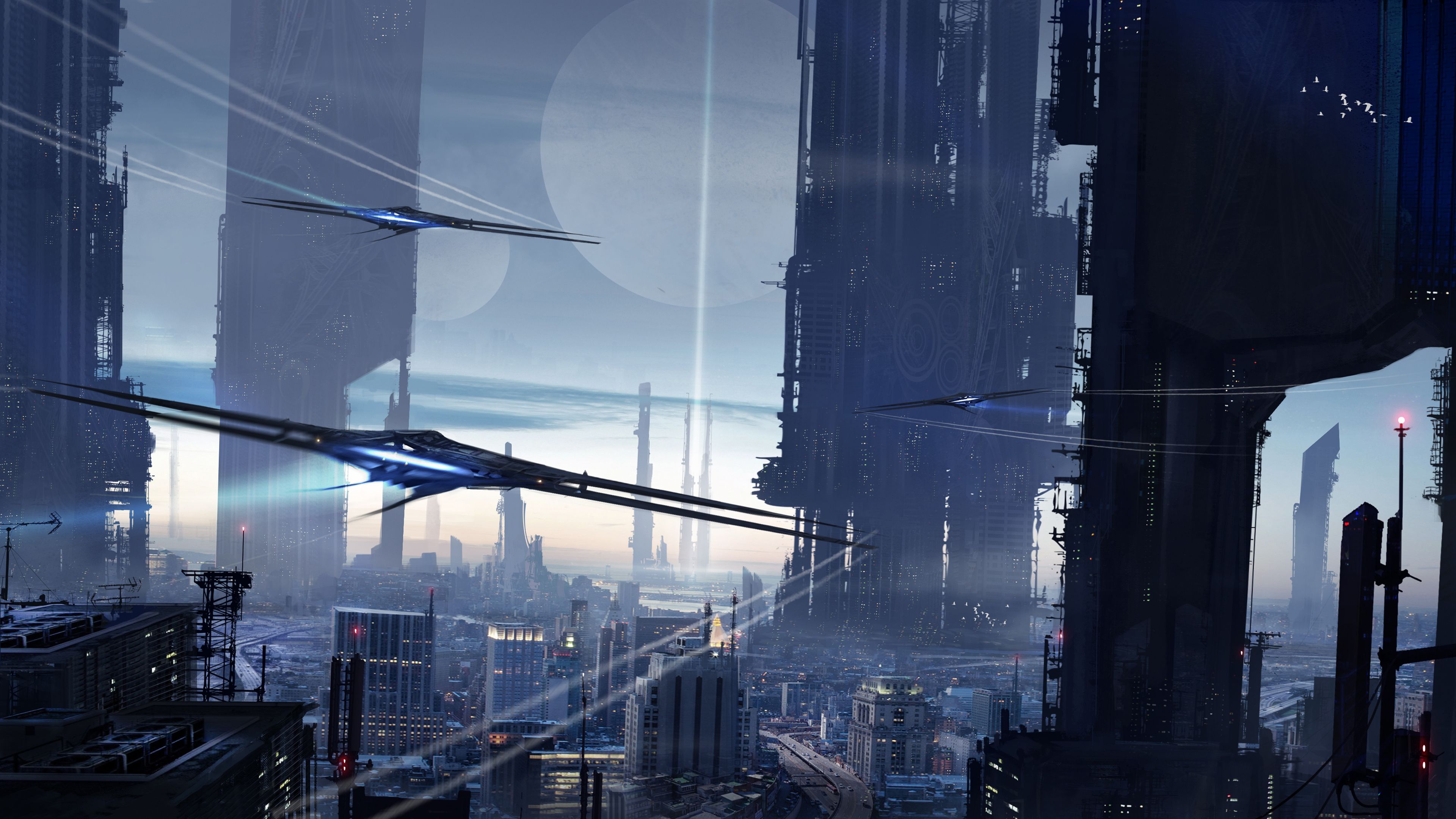 Scifi City 4k, HD Artist, 4k Wallpaper, Image, Background, Photo and Picture