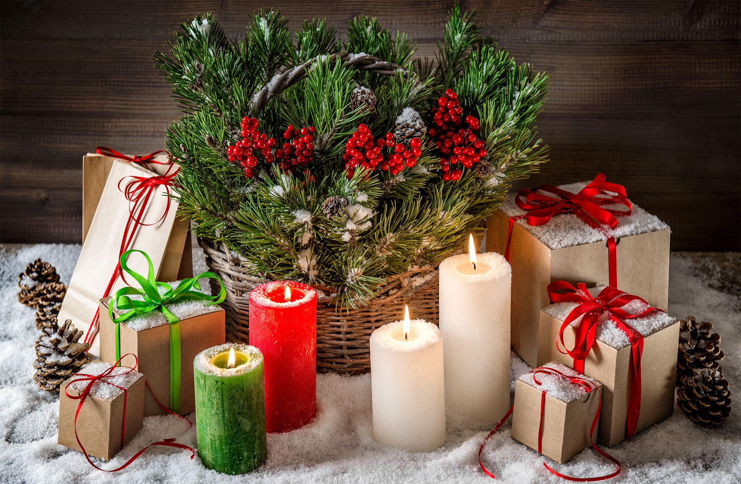 Beautiful Large Christmas Wallpaper Quality Image And Transparent PNG Free Clipart