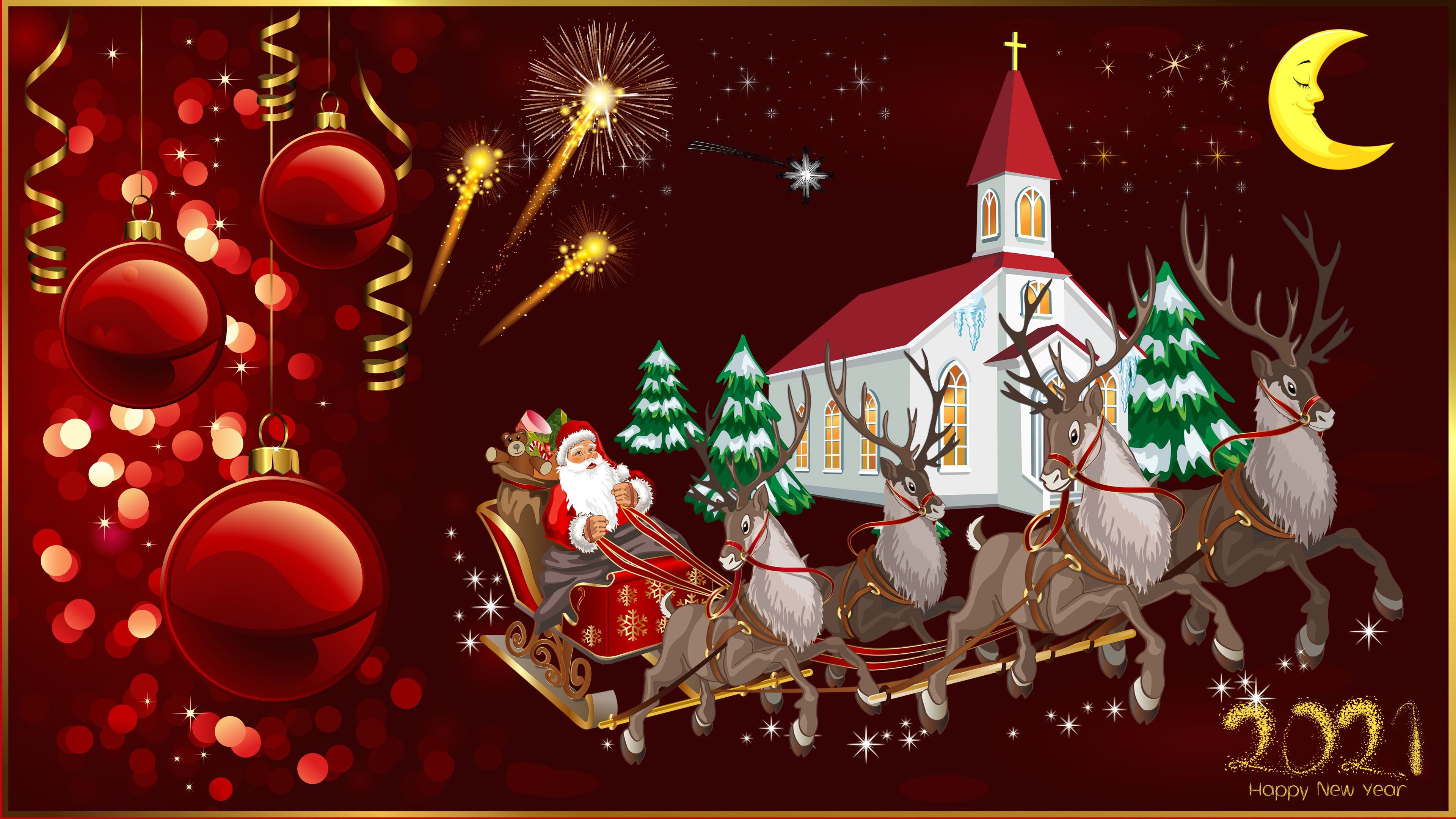 Merry Christmas 2021 Wallpapers - Wallpaper Cave