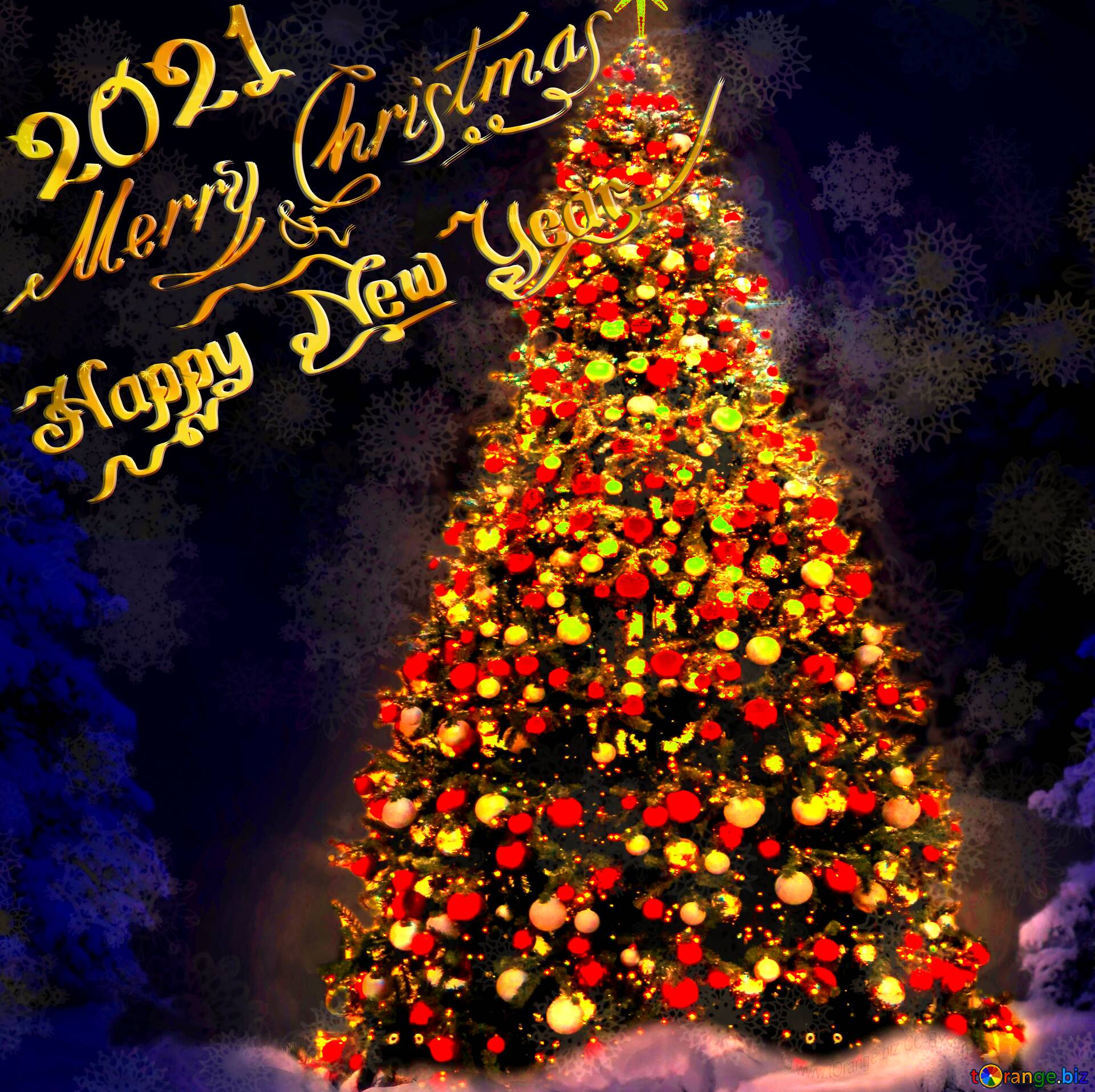 Download Free Picture 2021 Merry Christmas On CC BY License Free Image Stock TOrange.biz Fx №141114