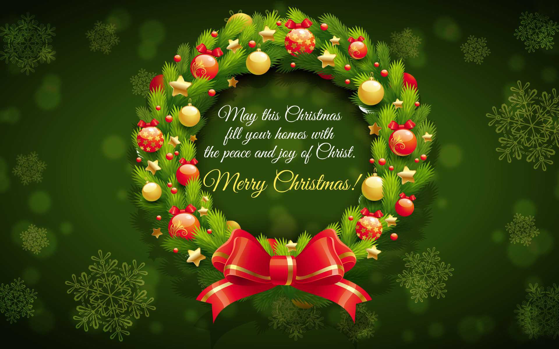 Merry Christmas Greetings Card Picture Wallpaper