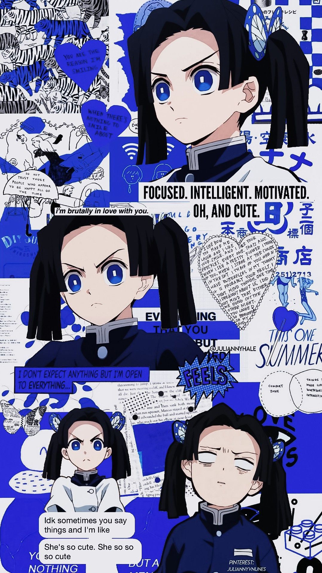 Kimetsu no Yaiba.. Aoi Kanzaki. Animes wallpaper, Anime meninas, Manga anime