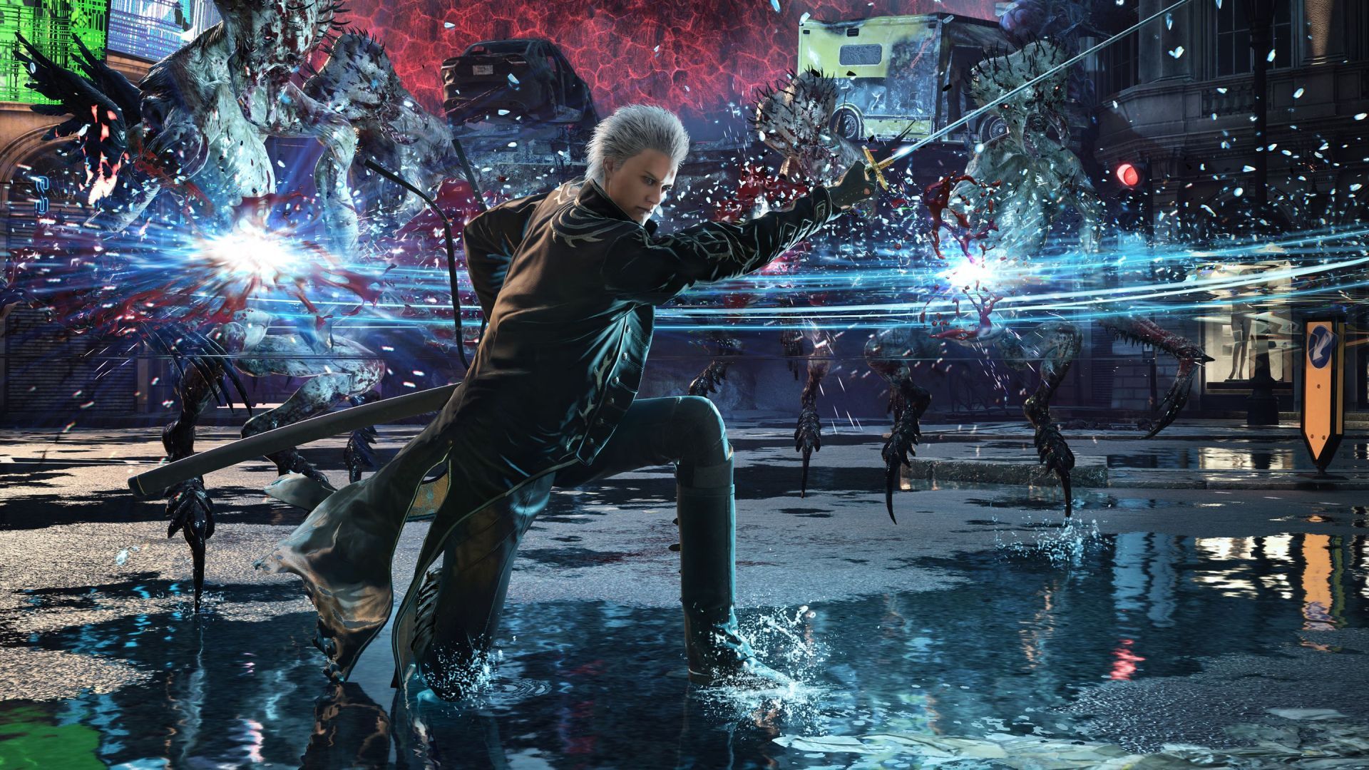 Devil May Cry 5: Special Edition New Vergil Gameplay Footage Showcases Beowulf Weapon