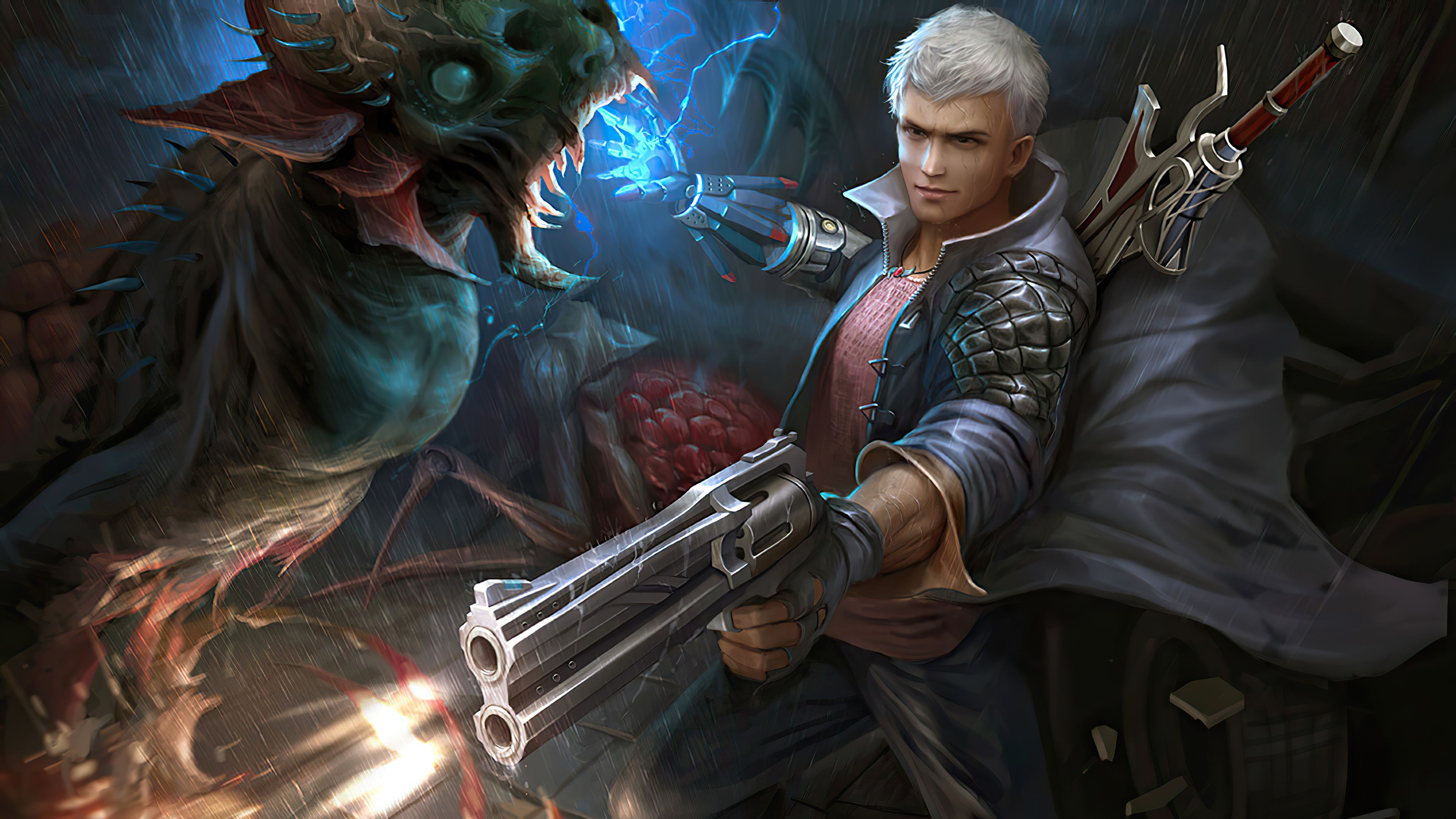New Devil May Cry 5 Art Wallpaper, HD Games 4K Wallpaper, Image, Photo and Background