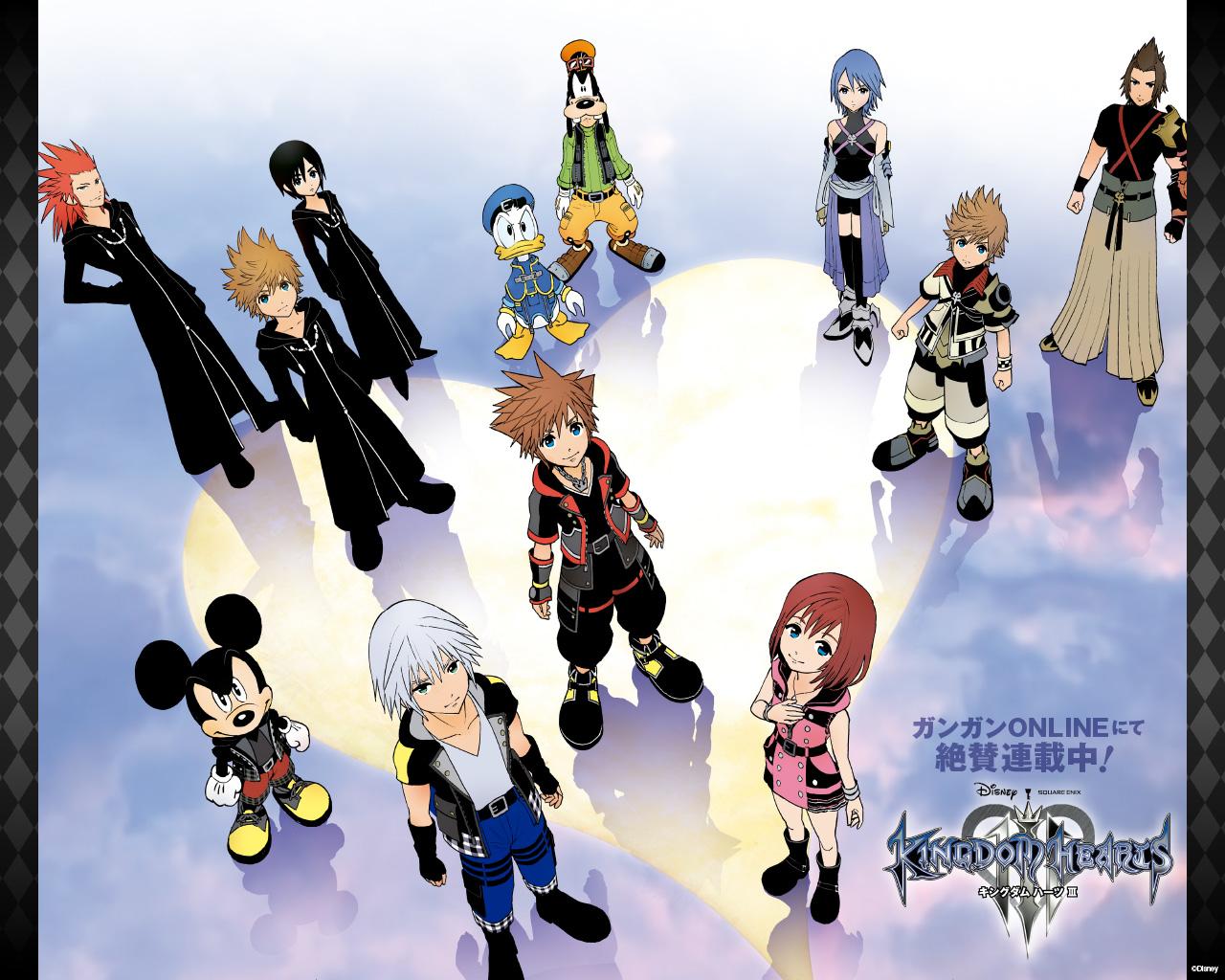 Kingdom Hearts III manga official wallpaper now available to download for free Hearts News · for Kingdom Hearts