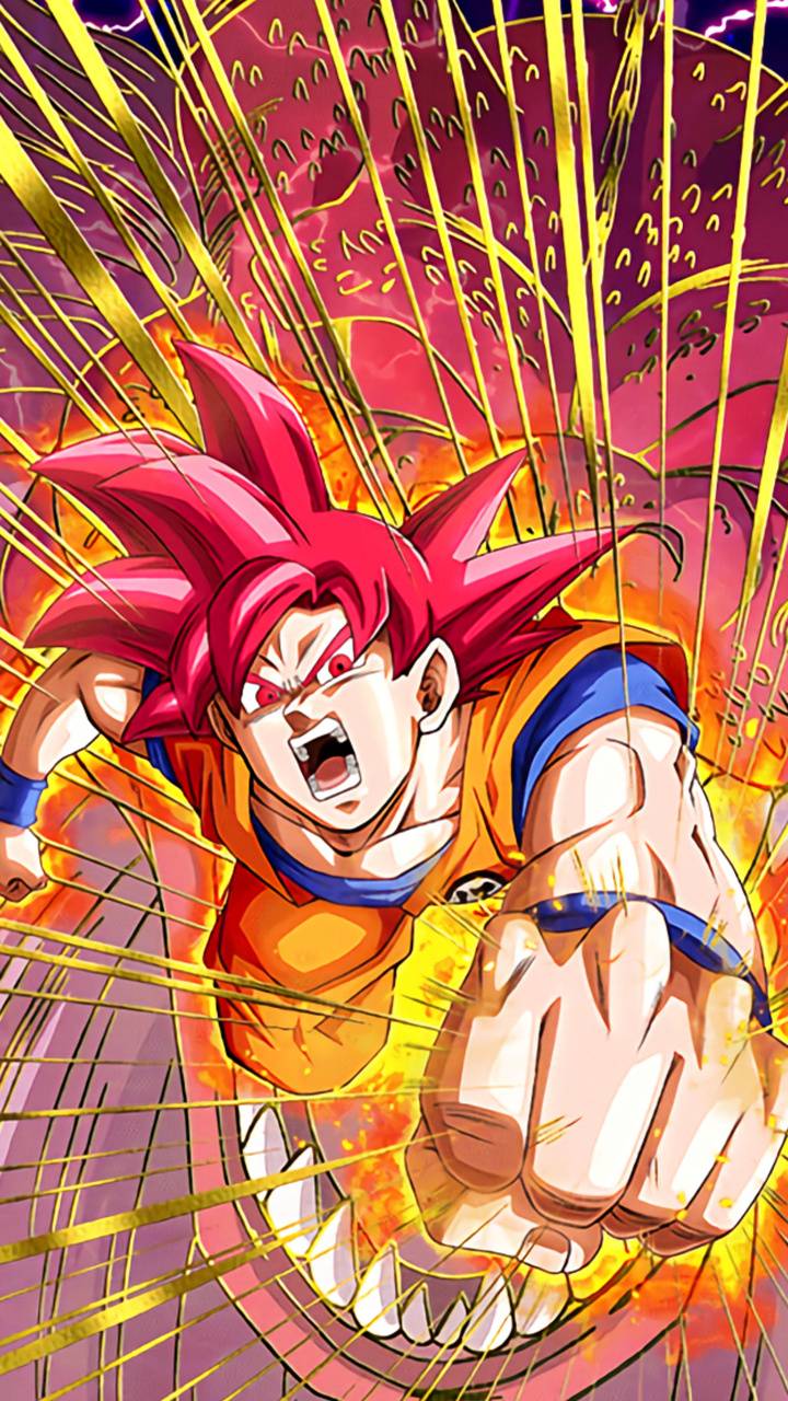 Goku SSG Red wallpaper