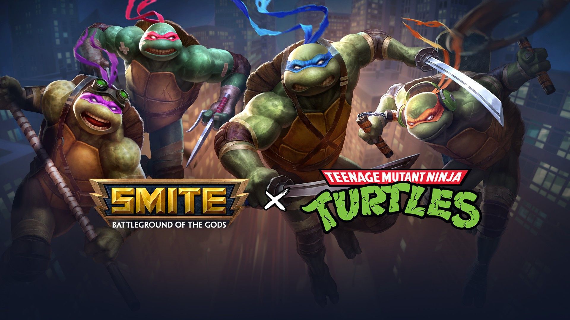 Cowabunga! Teenage Mutant Ninja Turtles join the Battleground of the Gods in Latest Smite Update. and Steel