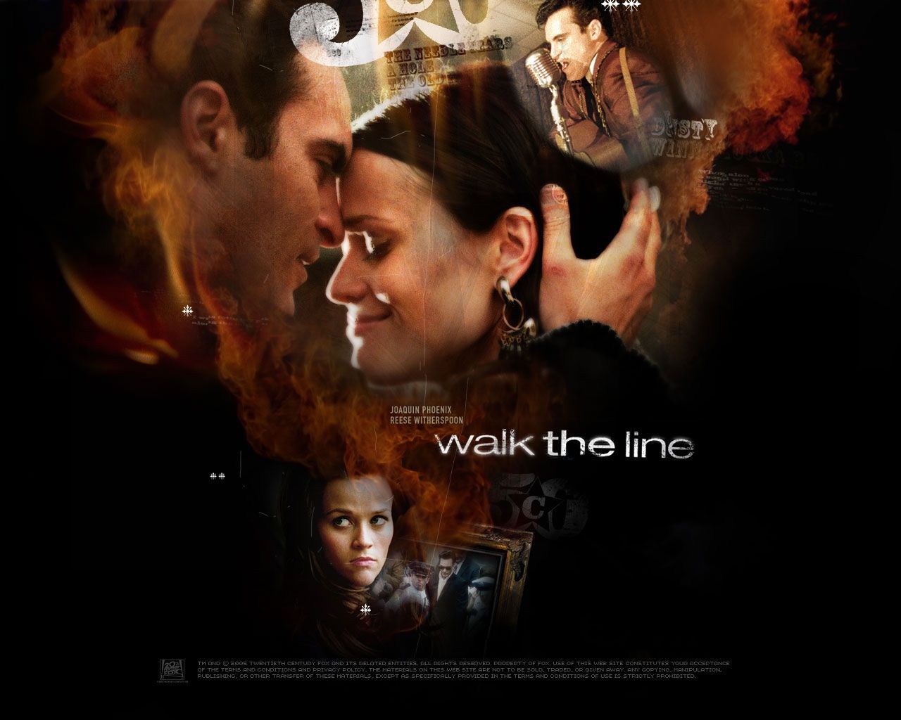 Walk the Line. Desktop Wallpaper. 20th Century Fox. Walk the line, I movie, Movie collection