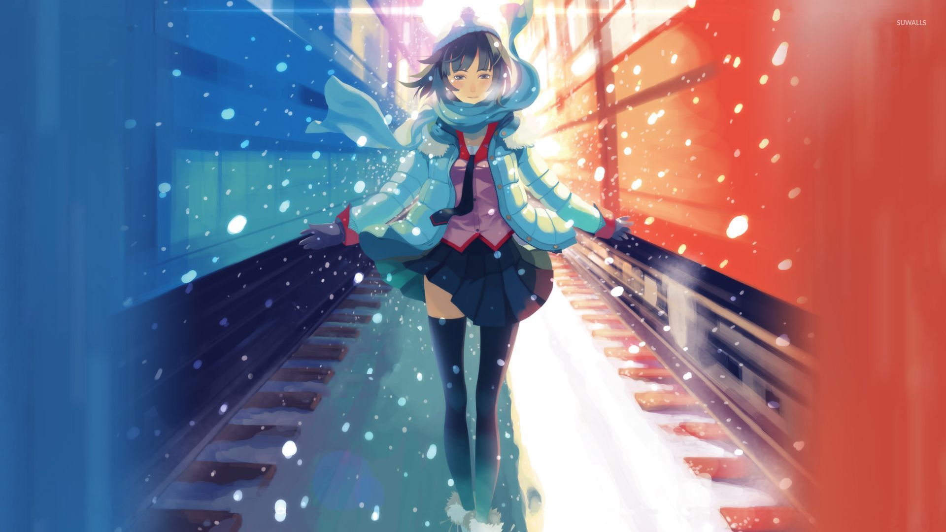 Snow Anime Wallpaper. Anime Wallpaper, Beautiful Anime Wallpaper and Awesome Anime Wallpaper