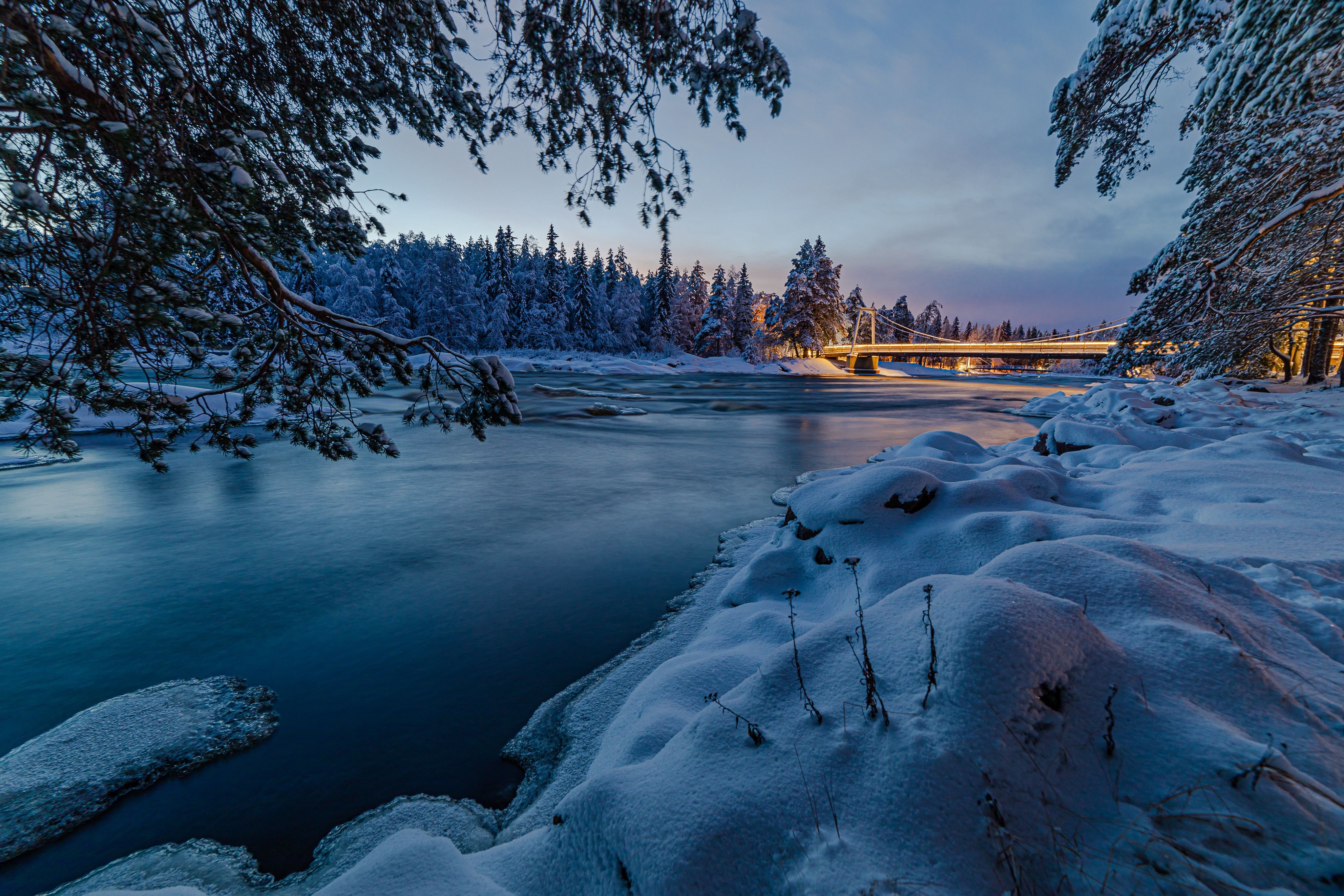 Rivers Forests Finland 4k 1440P Resolution HD 4k Wallpaper, Image, Background, Photo and Picture