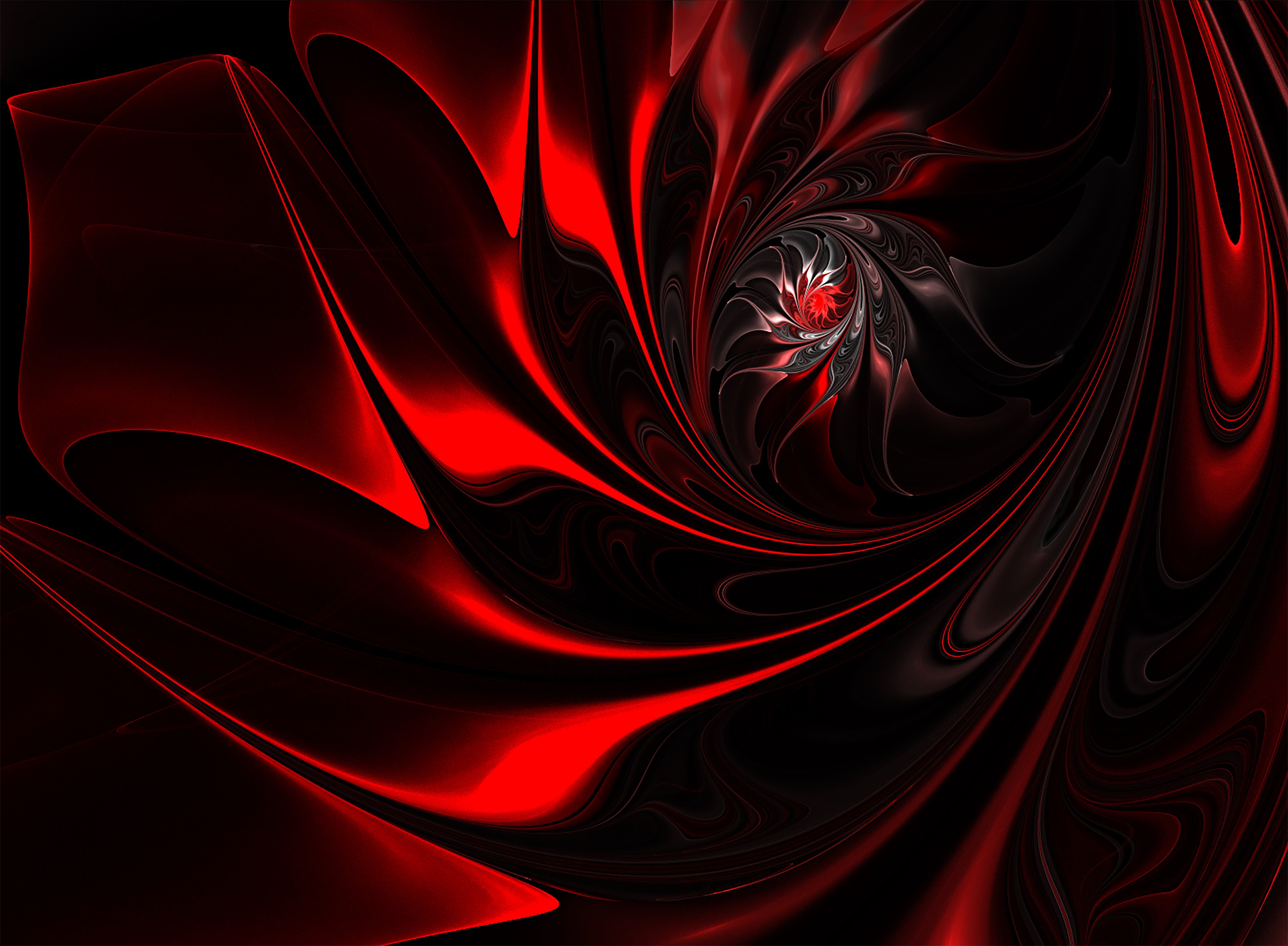 Abstract Curve Dark Flame Pattern And Black Design Wallpaper & Background Download