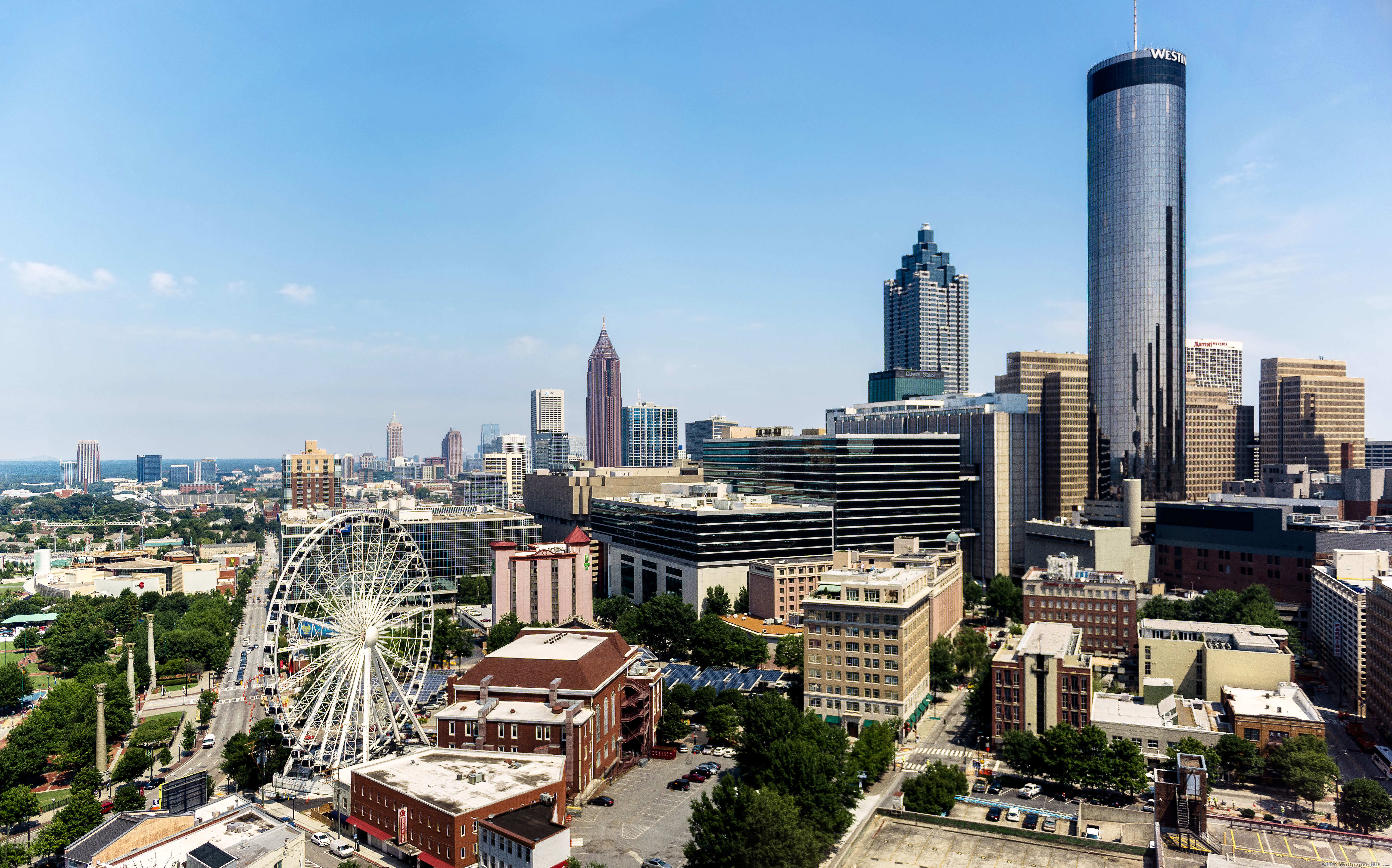 Atlanta wallpaper. To download image of the city. Atlanta, Georgia, USA