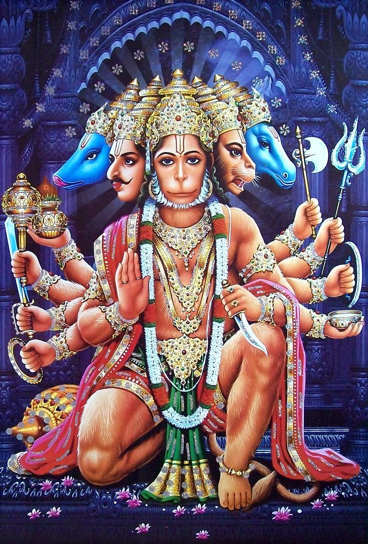 Panchamukhi Hanuman Wallpapers Wallpaper Cave
