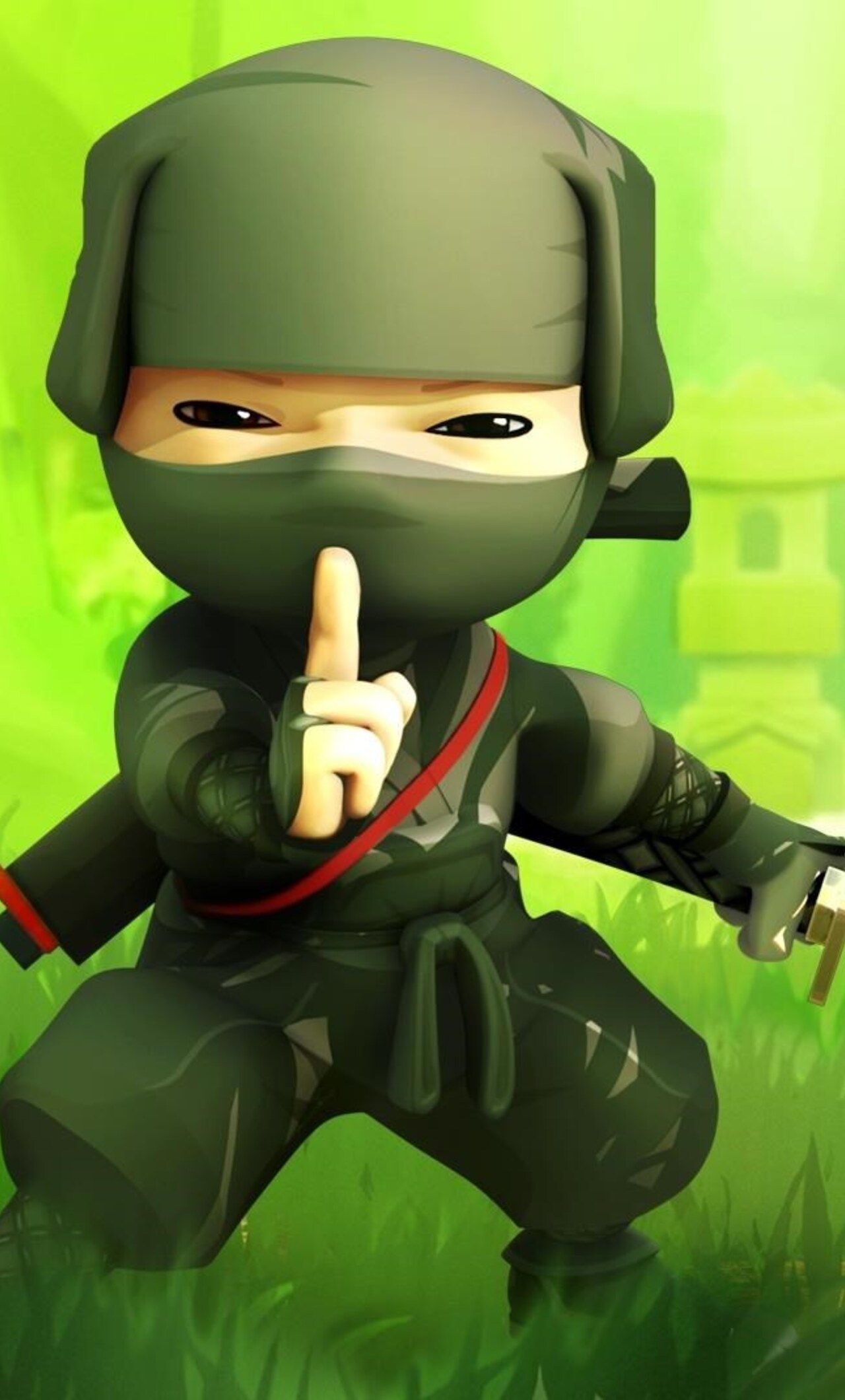 Cartoon Ninja iPhone HD 4k Wallpaper, Image, Background, Photo and Picture