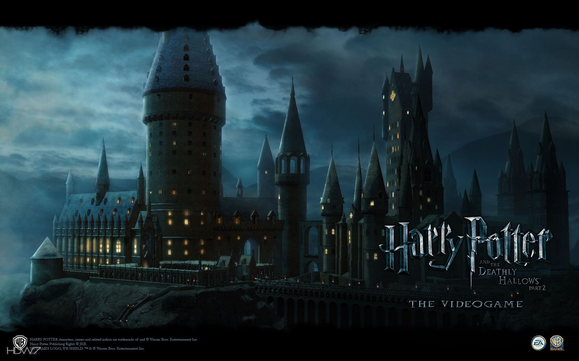 harry potter and the deathly hallows hogwarts widescreen wallpaper. HD wallpaper gallery