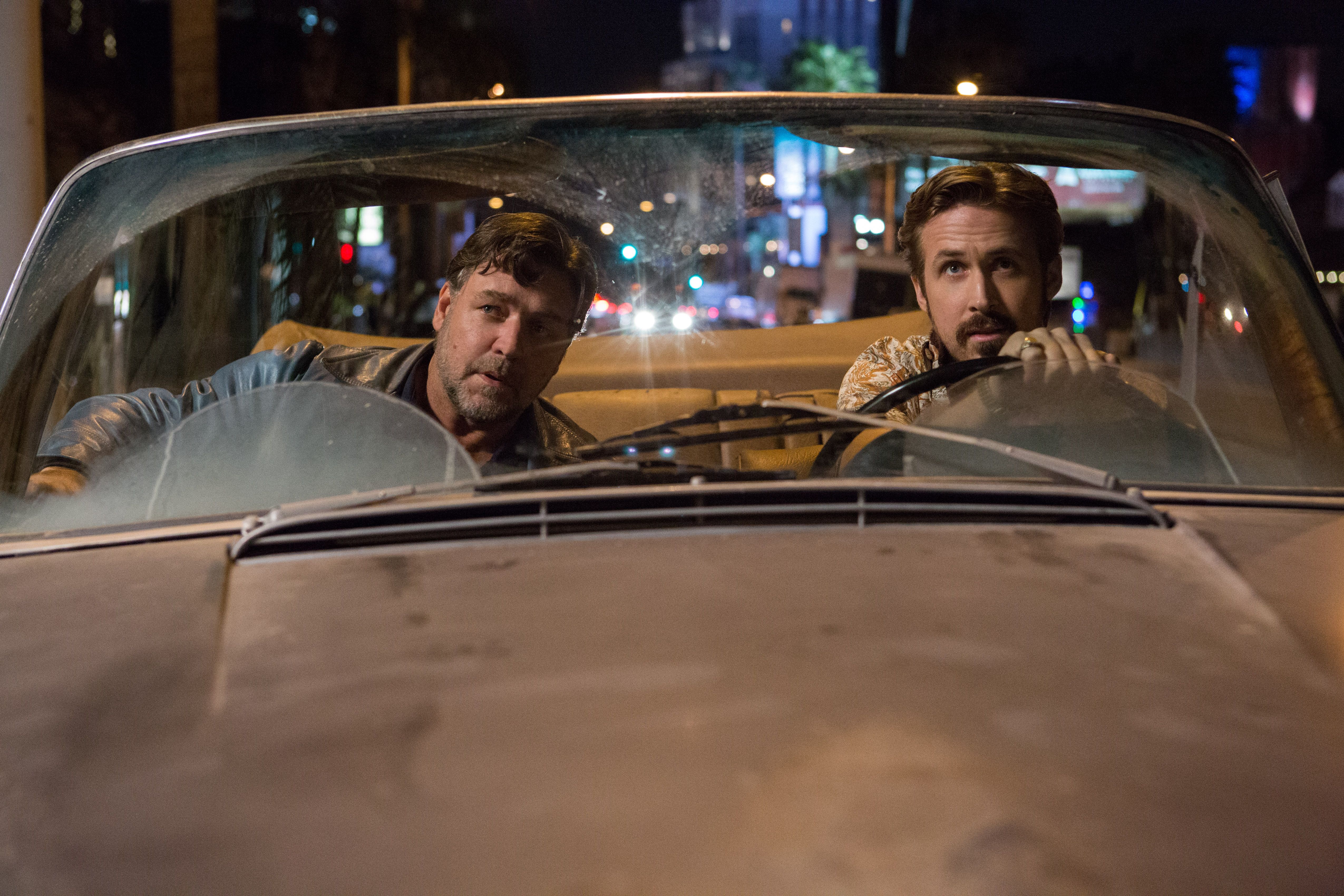 The Nice Guys: New Image with Ryan Gosling, Russell Crowe