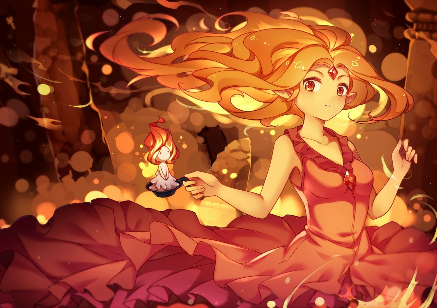 Flame Princess Wallpapers - Wallpaper Cave