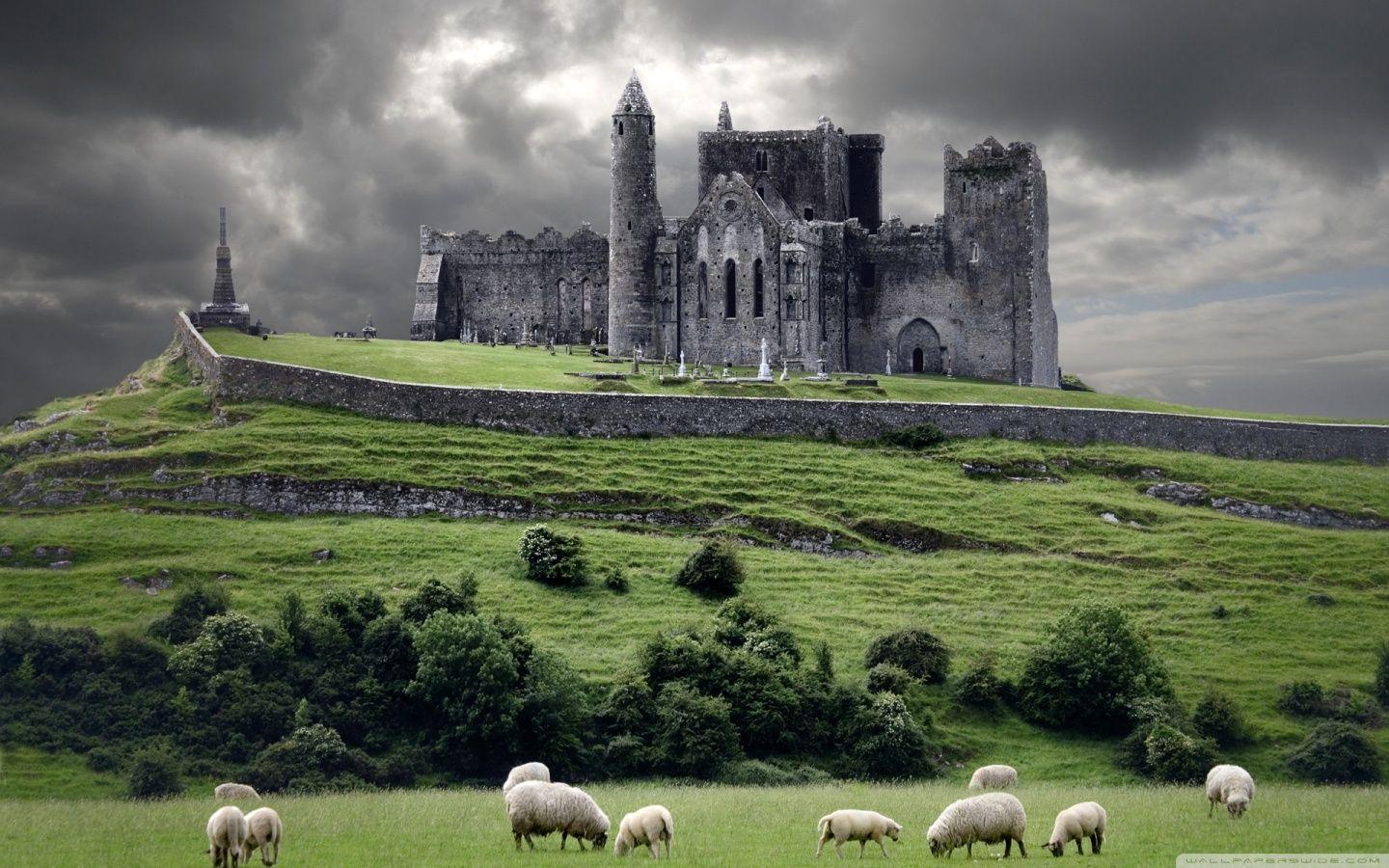 The Rock of Cashel, Ireland, Europe ❤ 4K HD Desktop Wallpaper