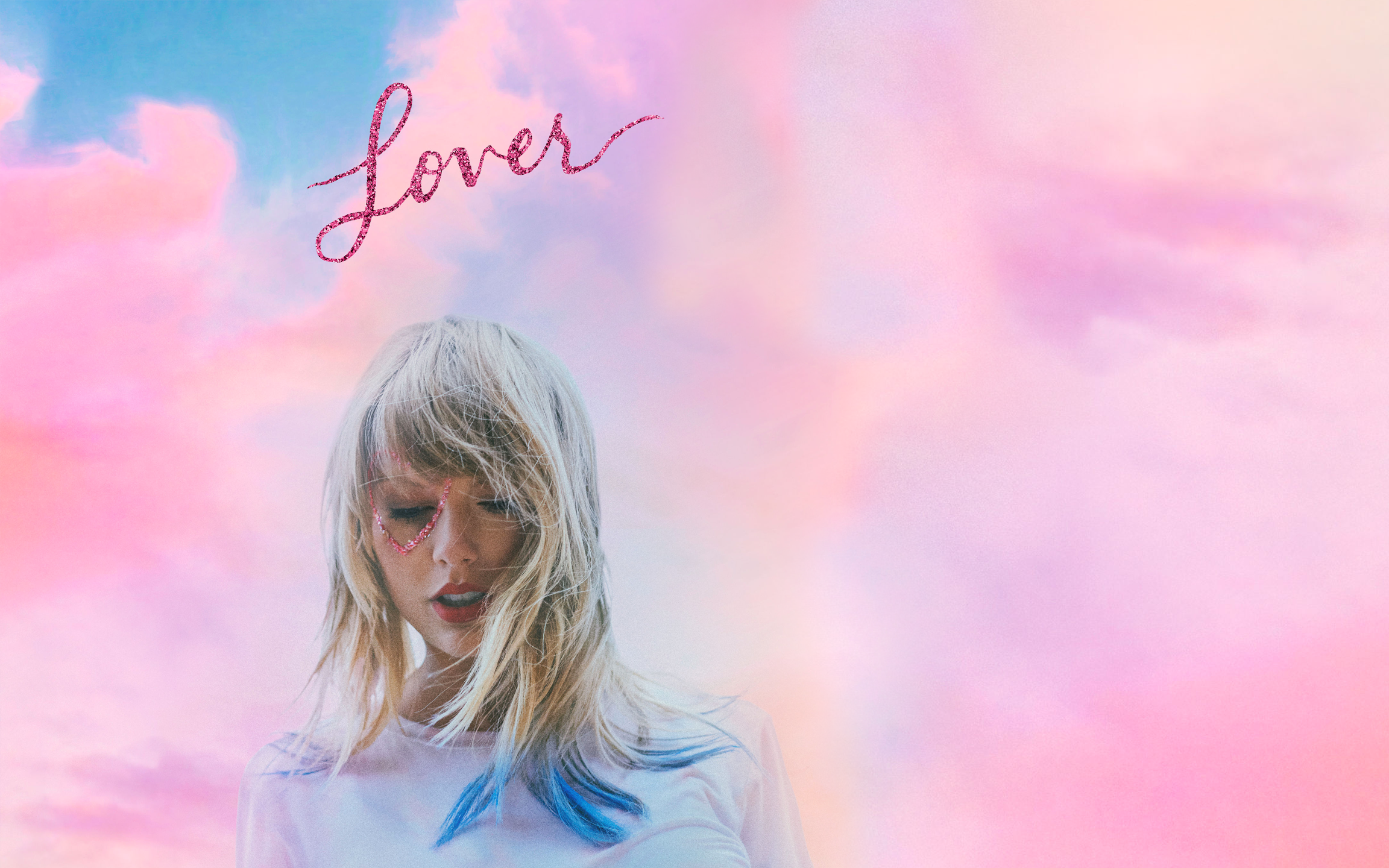 Made a desktop wallpaper featuring the Lover album cover and thought I'd share! [2304x1440]