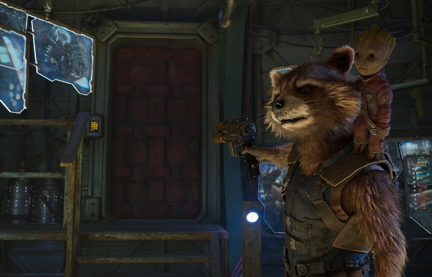 Baby Groot And Rocket Raccoon In Guardians of the Galaxy Vol 2 1400x900 Resolution HD 4k Wallpaper, Image, Background, Photo and Picture